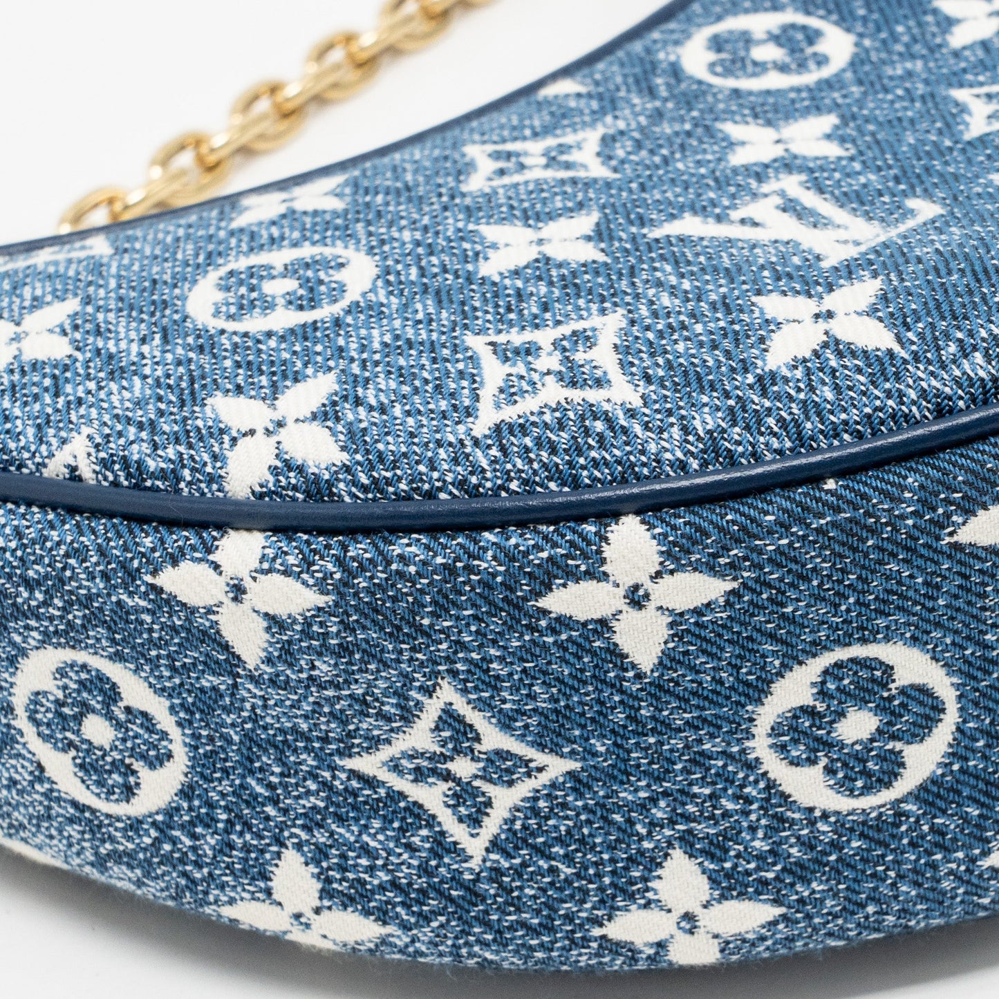 Louis Vuitton loop bag denim blue GHW