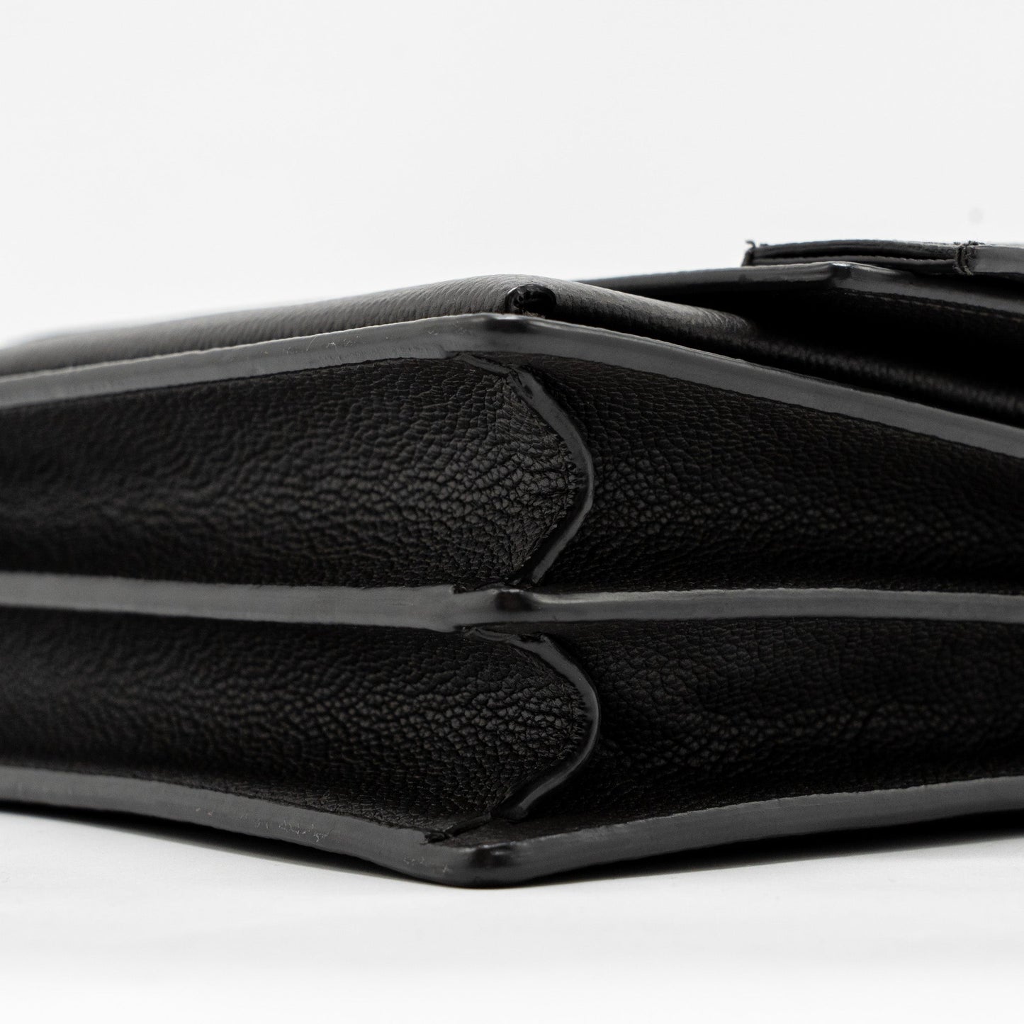 Saint Laurent/YSL Medium Sunset Bag Calfskin Grey SHW