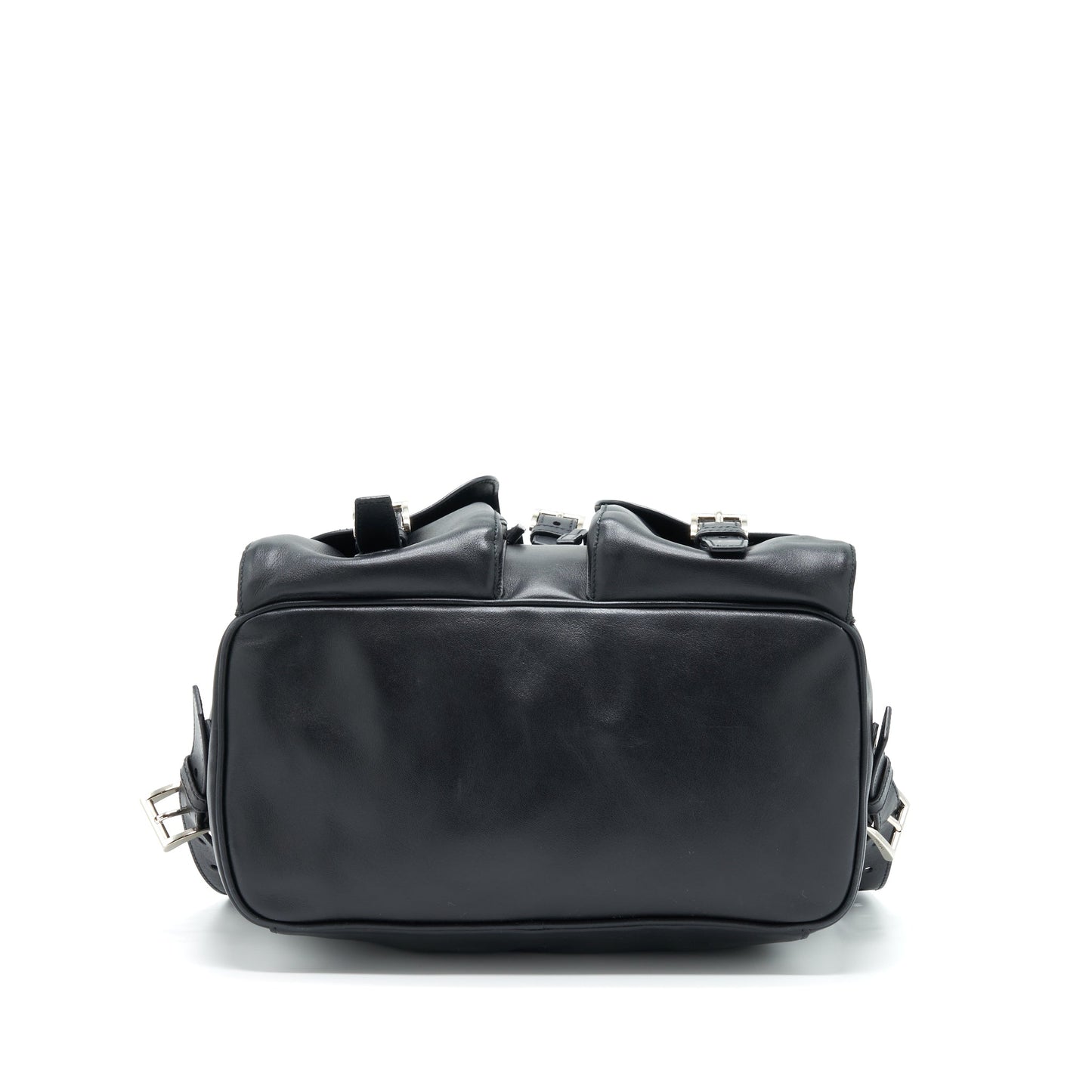 Prada Zainetto Backpack Soft Calfskin Black SHW