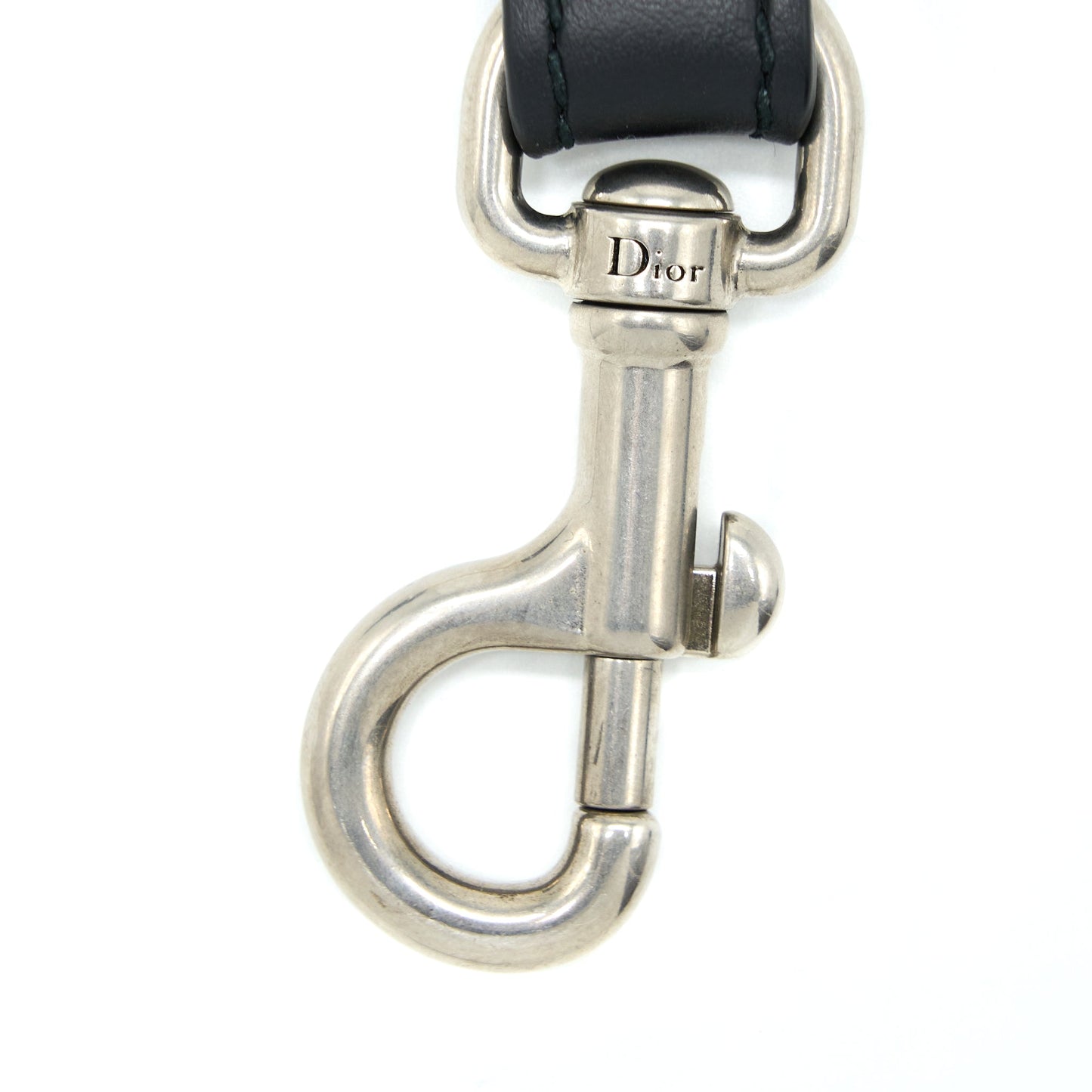 Luxury Dior Canvas Embroidered Shoulder Strap Black/White SHW