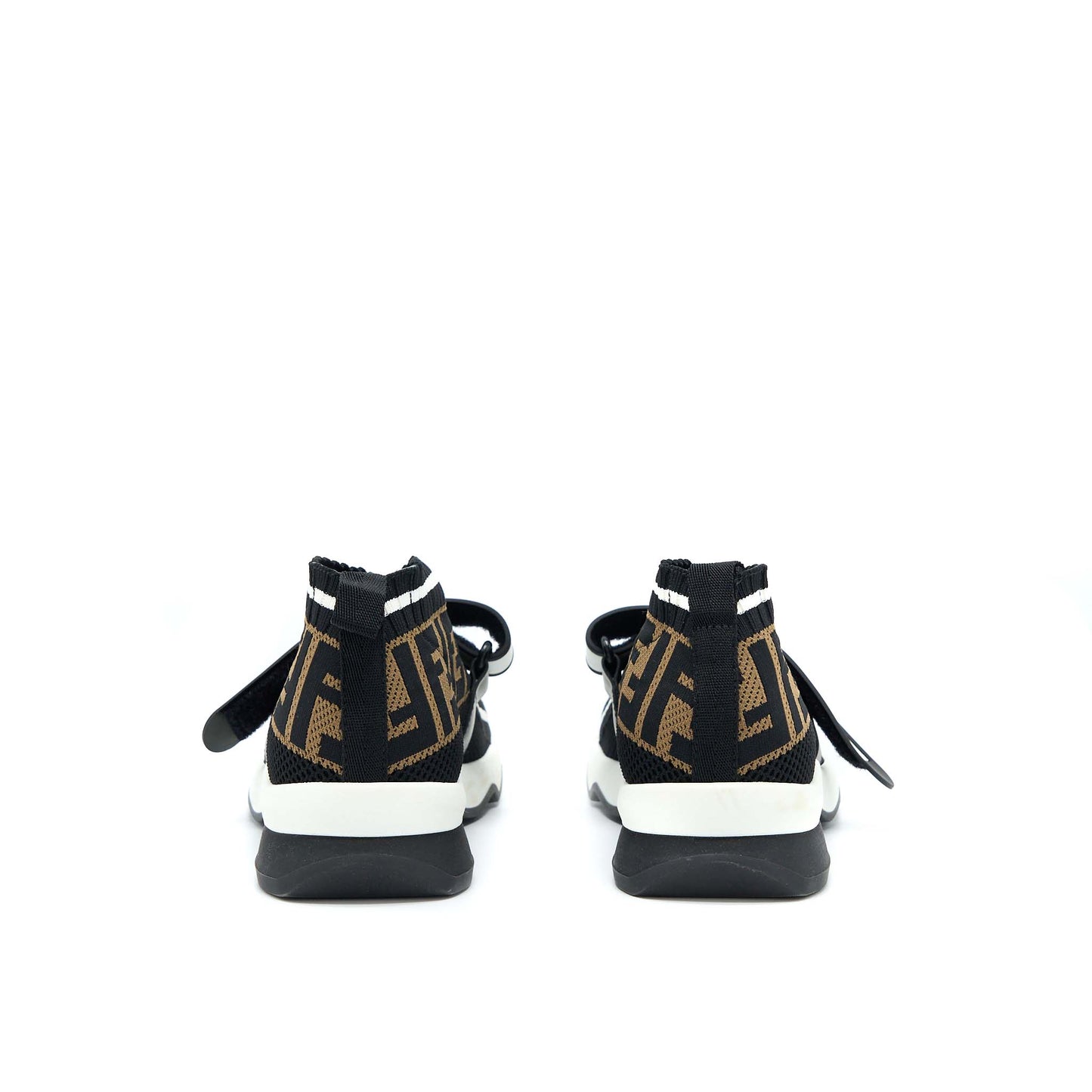 Fendi Size 37 Fabric Black Sneaker