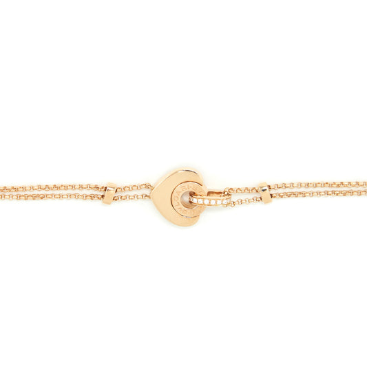 Bvlgari Size Small/Medium Course Bracelet Pink Gold And Mother Of Pearl