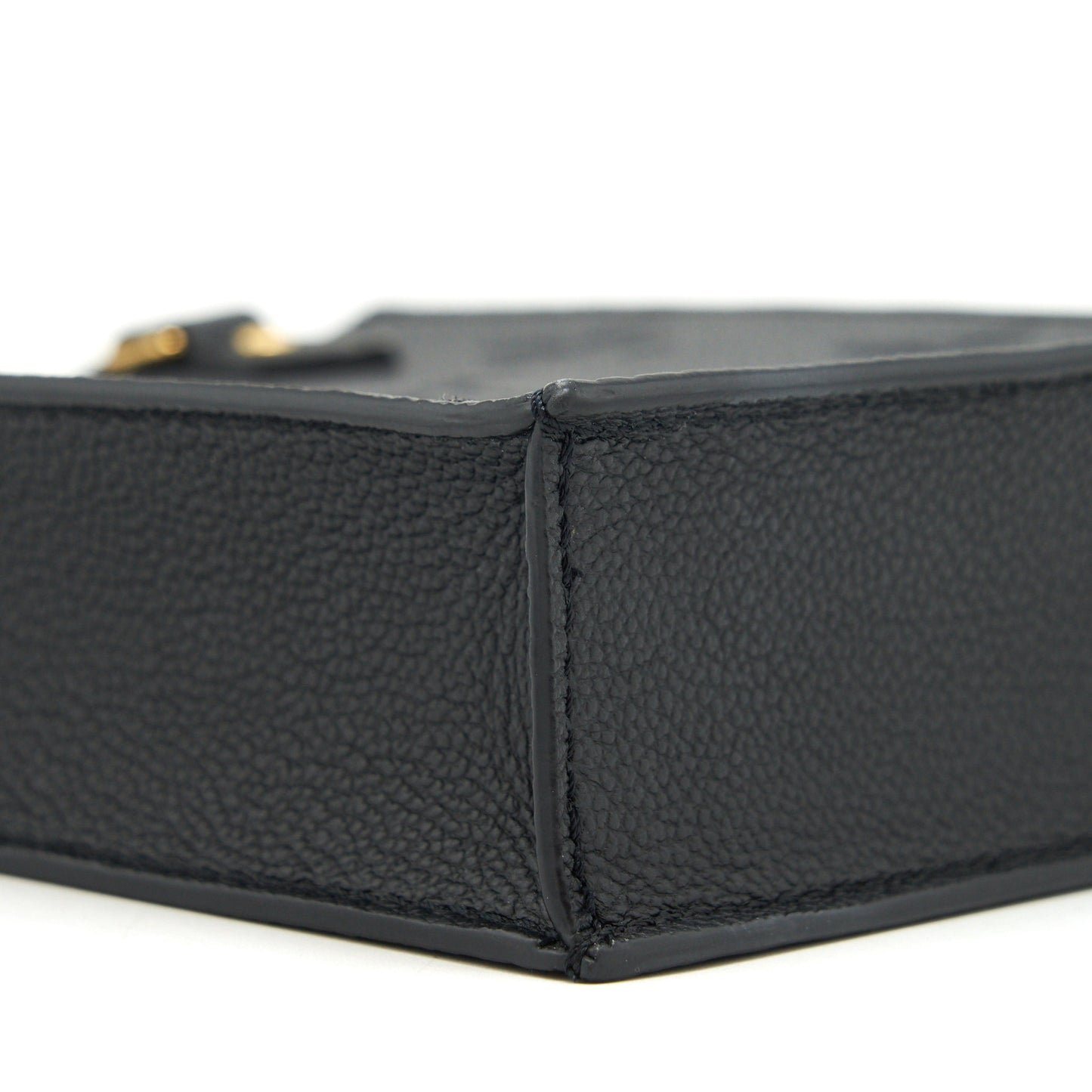 Louis Vuitton petit Sac plat Monogram empreinte black