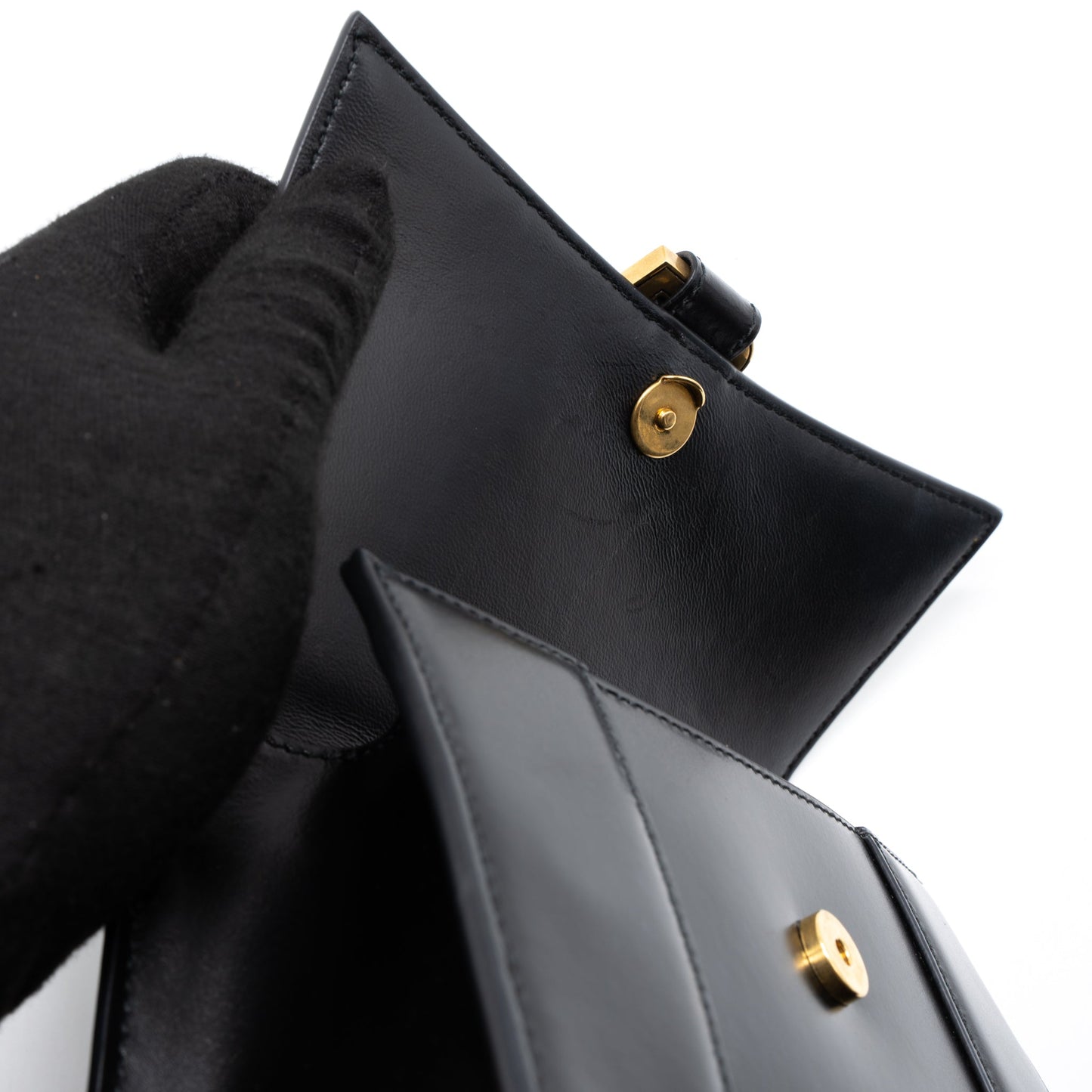 Balenciaga Hourglass XS Calfskin Black GHW