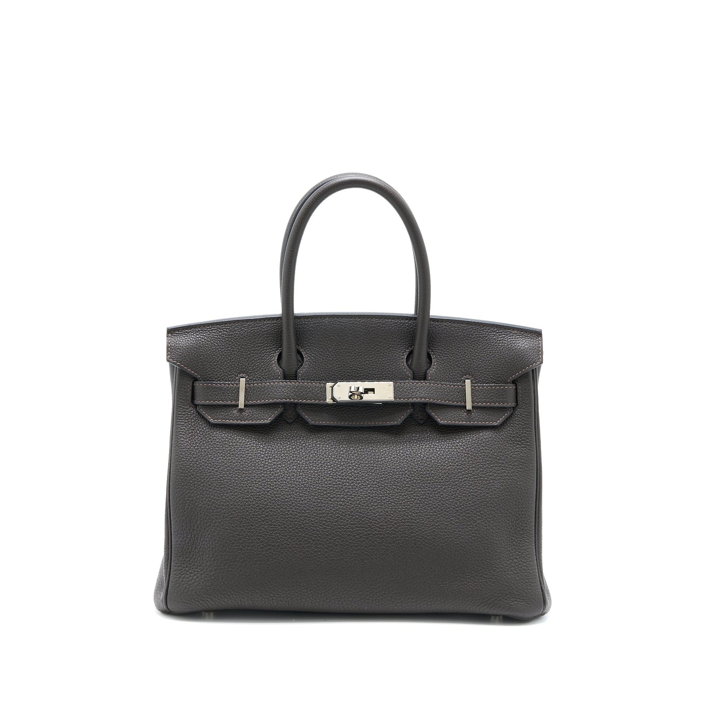 Herme Birkin 30 Togo Ebene SHW Stamp X