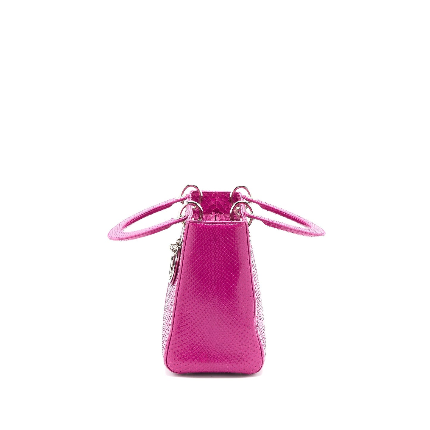 Luxury Dior Medium Lady Luxury Dior Python Pink SHW