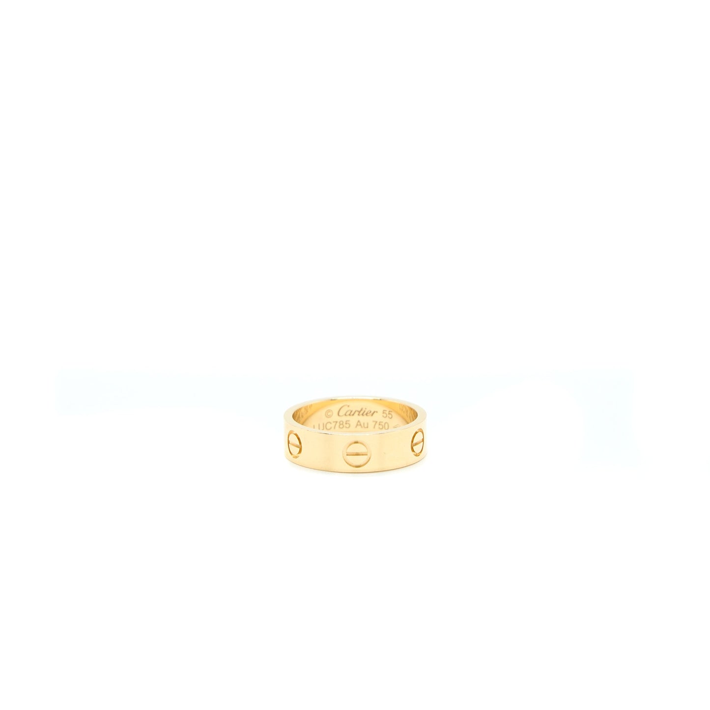 Cartier Size 55 Love Ring Yellow Gold