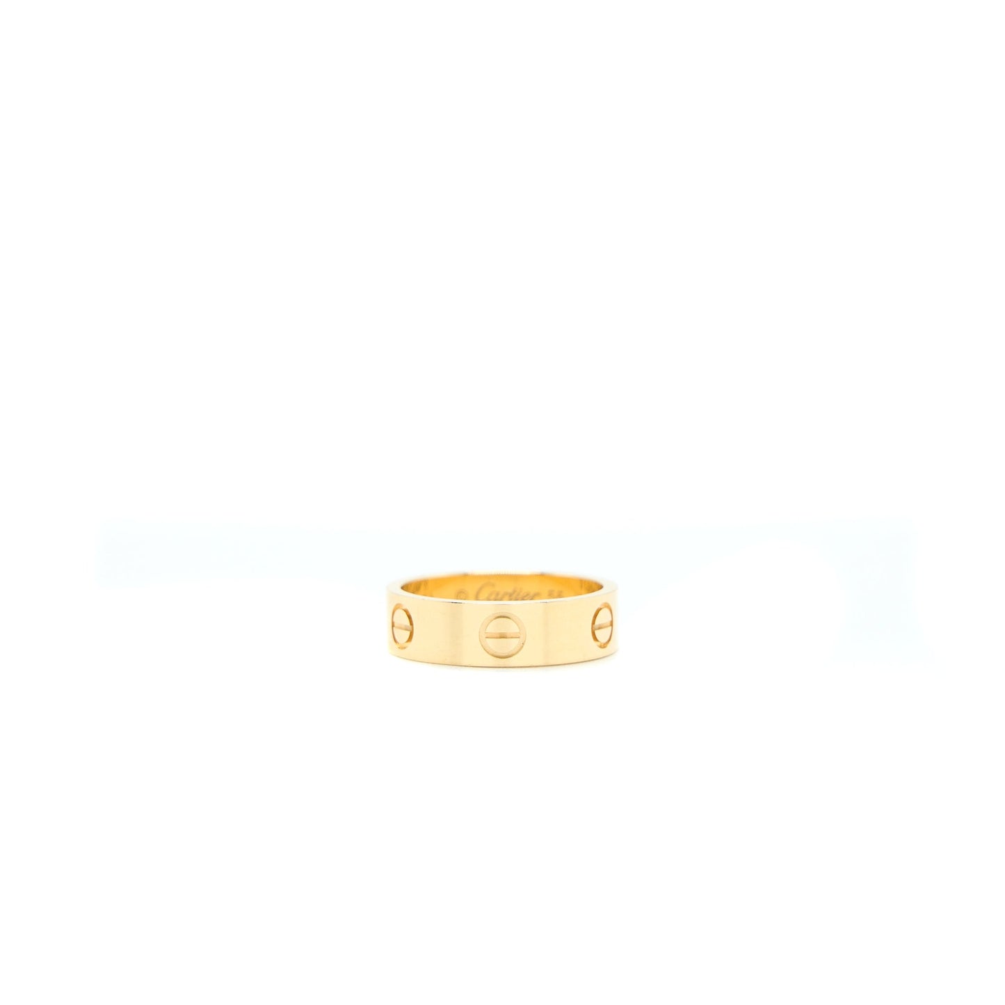 Cartier Size 55 Love Ring Yellow Gold