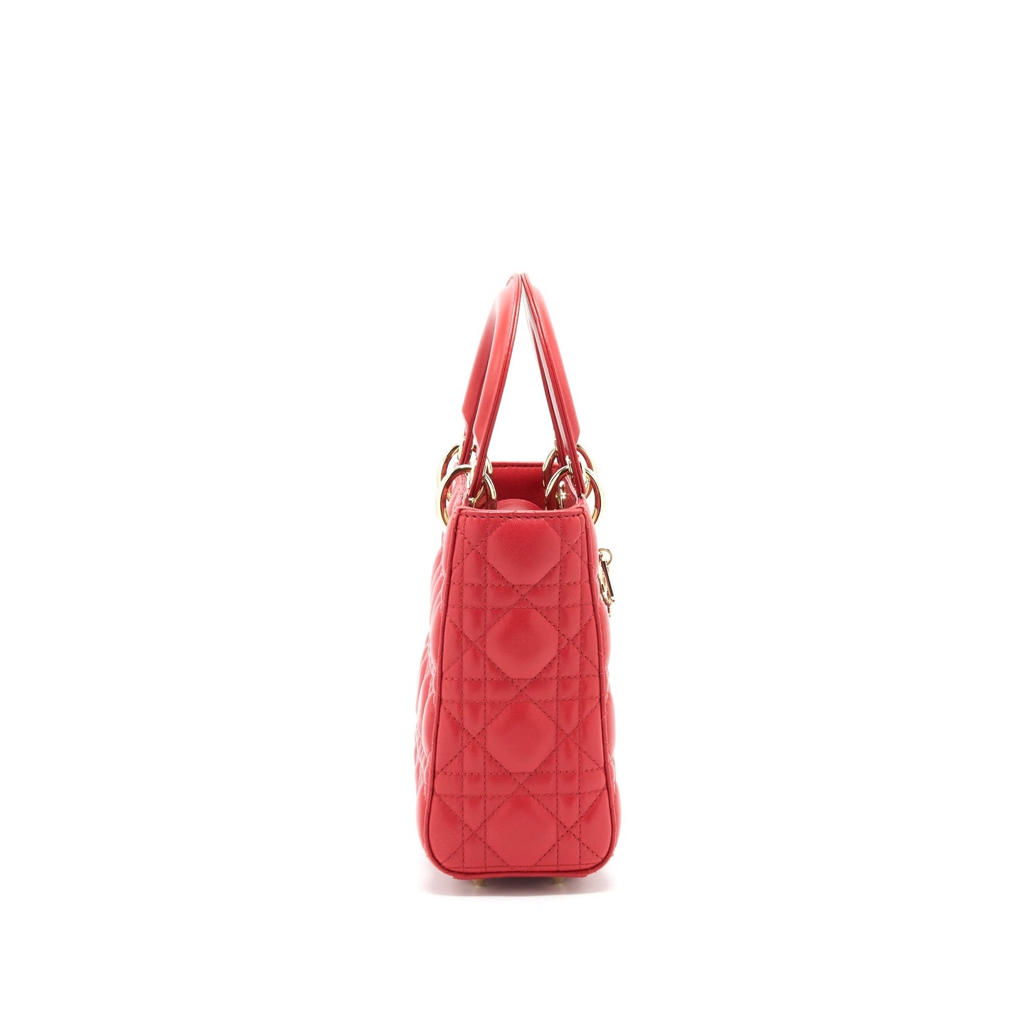 Luxury Dior Small lady Luxury Dior Bag In Red GHW
