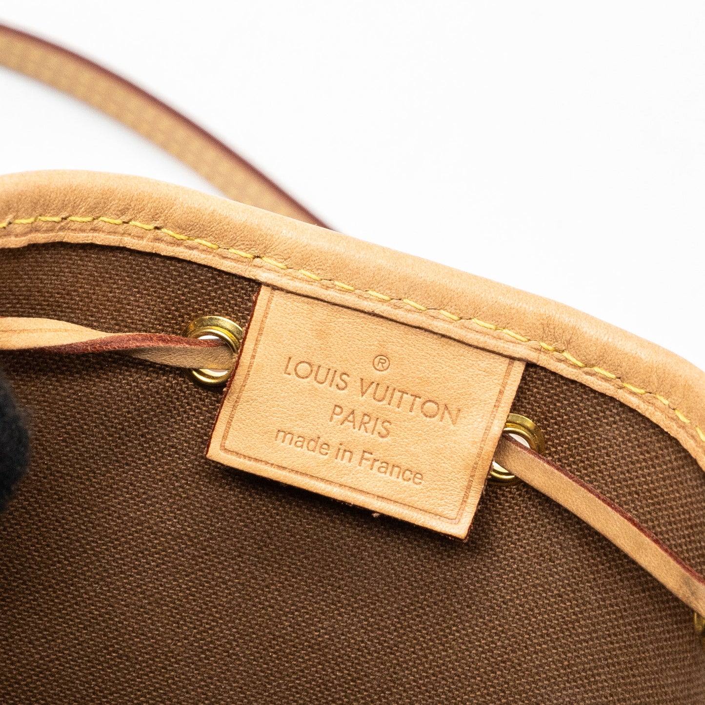 Louis Vuitton Nano Noe Monogram Canvas GHW