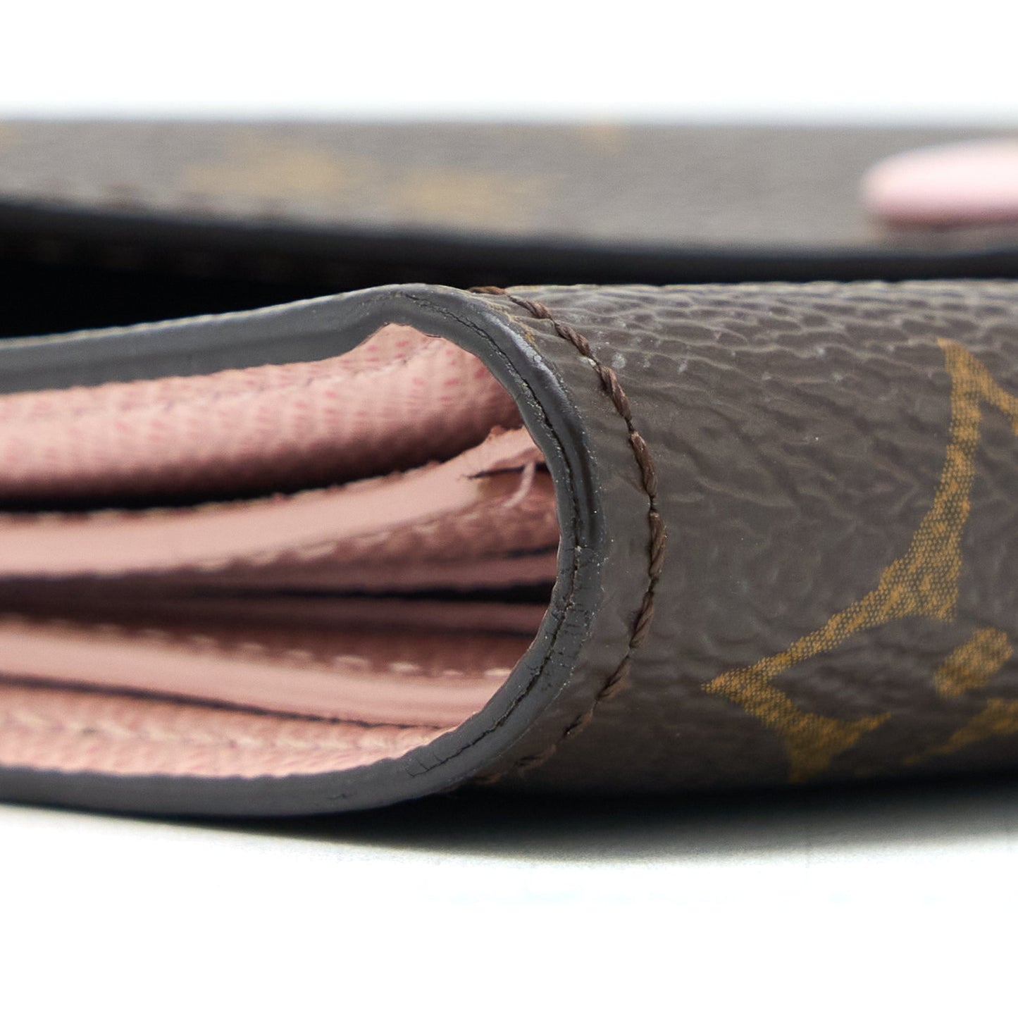 Louis Vuitton Victorine Wallet Monogram Canvas Rose Ballerine GHW