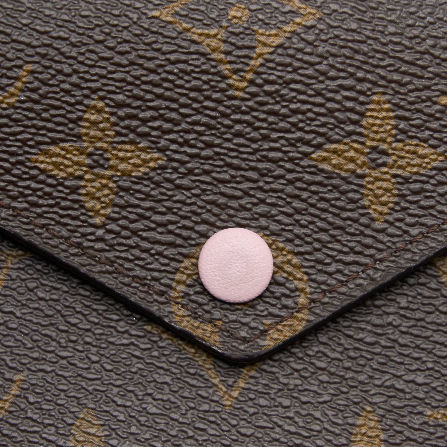 Louis Vuitton Victorine Wallet Monogram Canvas Rose Ballerine GHW