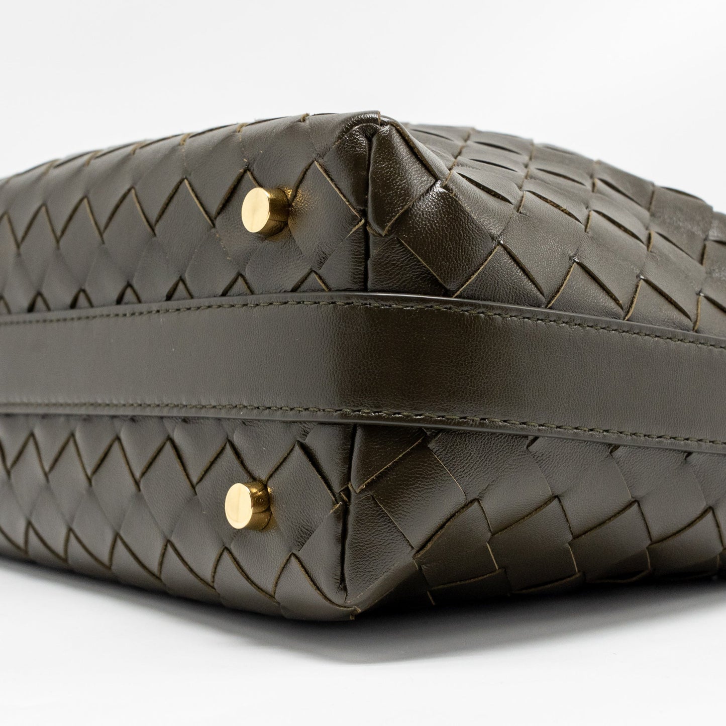 Bottega Veneta Wallace Bag Calfskin Kaki GHW