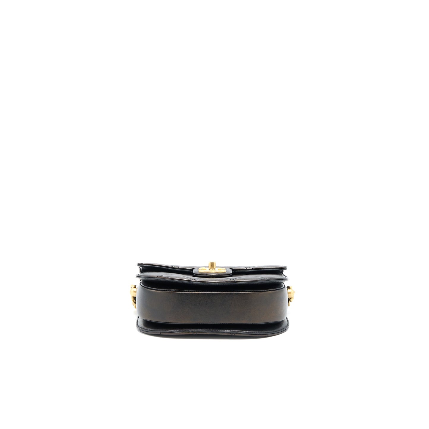 Chanel 21S Moon Messenger Bag Calfskin Black GHW