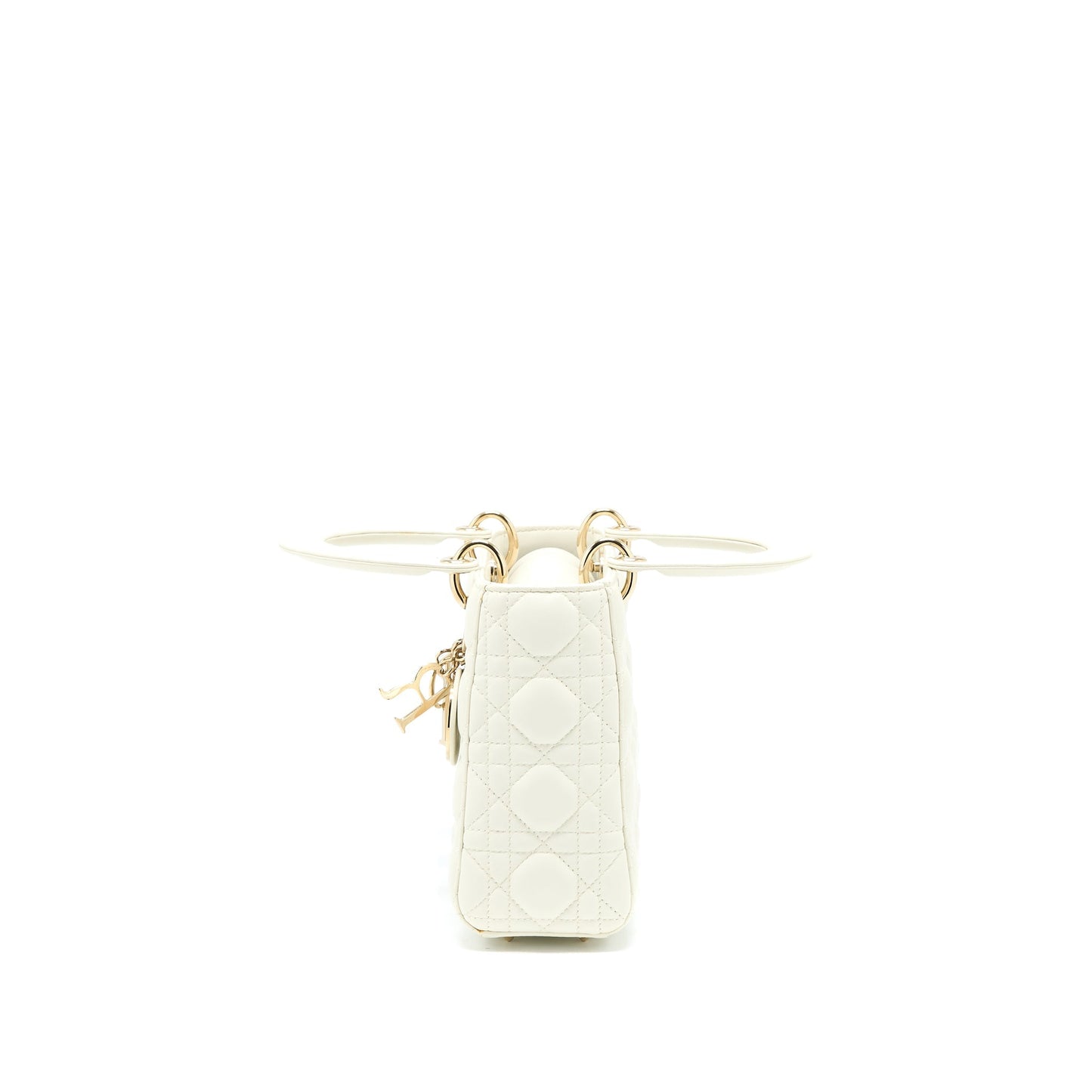 Luxury Dior Small Lady Luxury Dior My ABCLuxury Dior Bag Lambskin White LGHW