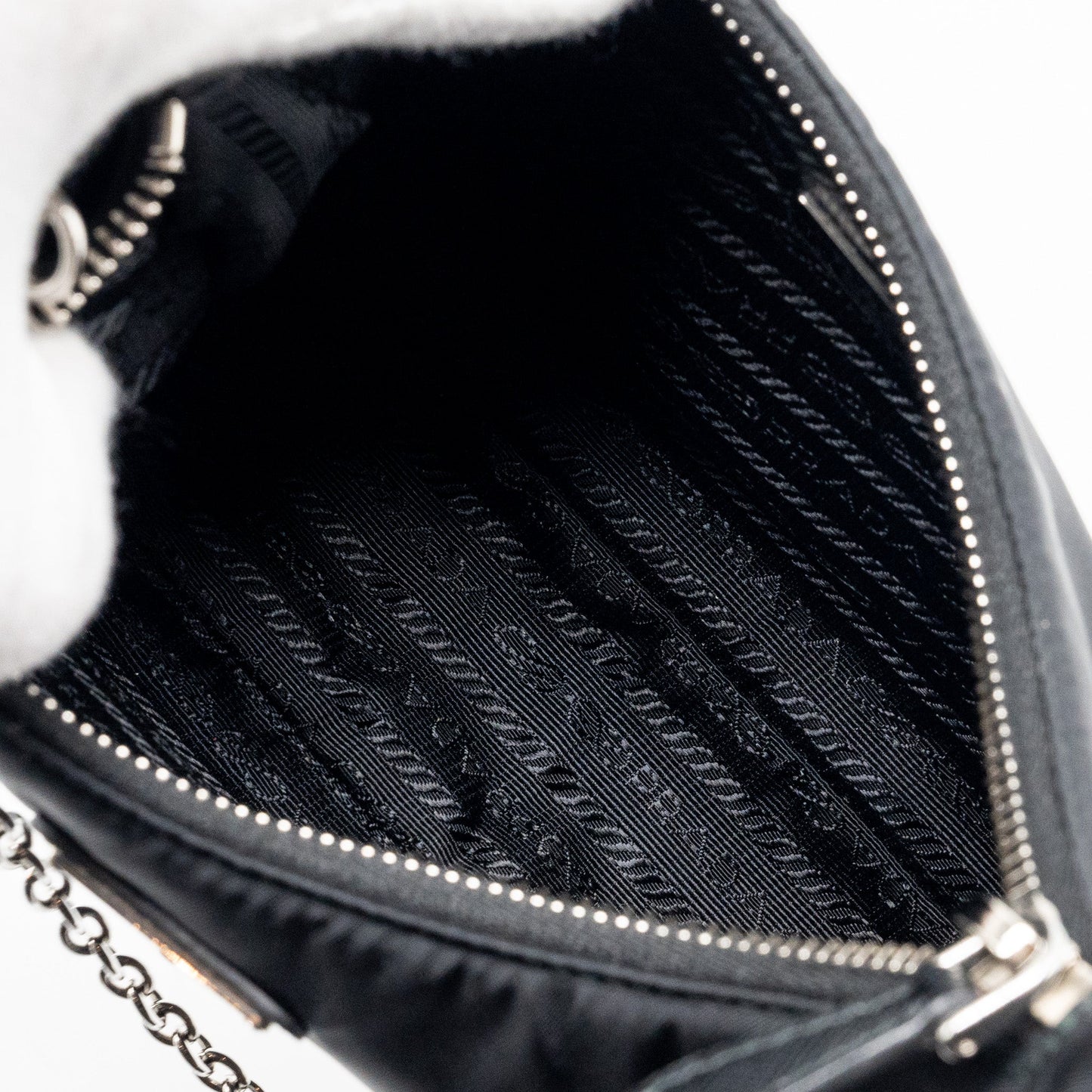 PRADA Re-Edition 2005 Nylon Bag Black SHW