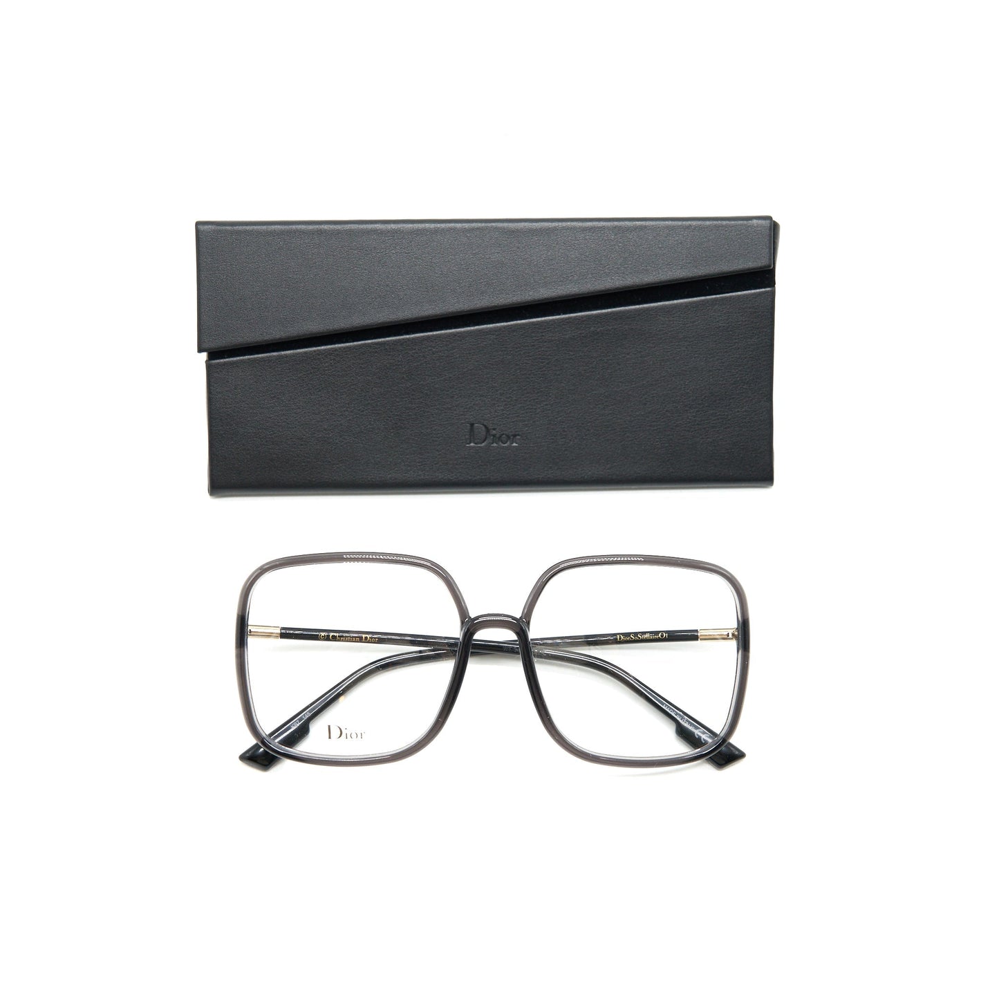 CHRISTIAN Luxury Dior SQUARE GLASSES