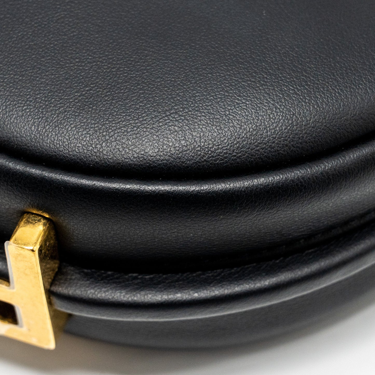 Fendi Nano Fendigraphy Leather Charm Calfskin Black GHW