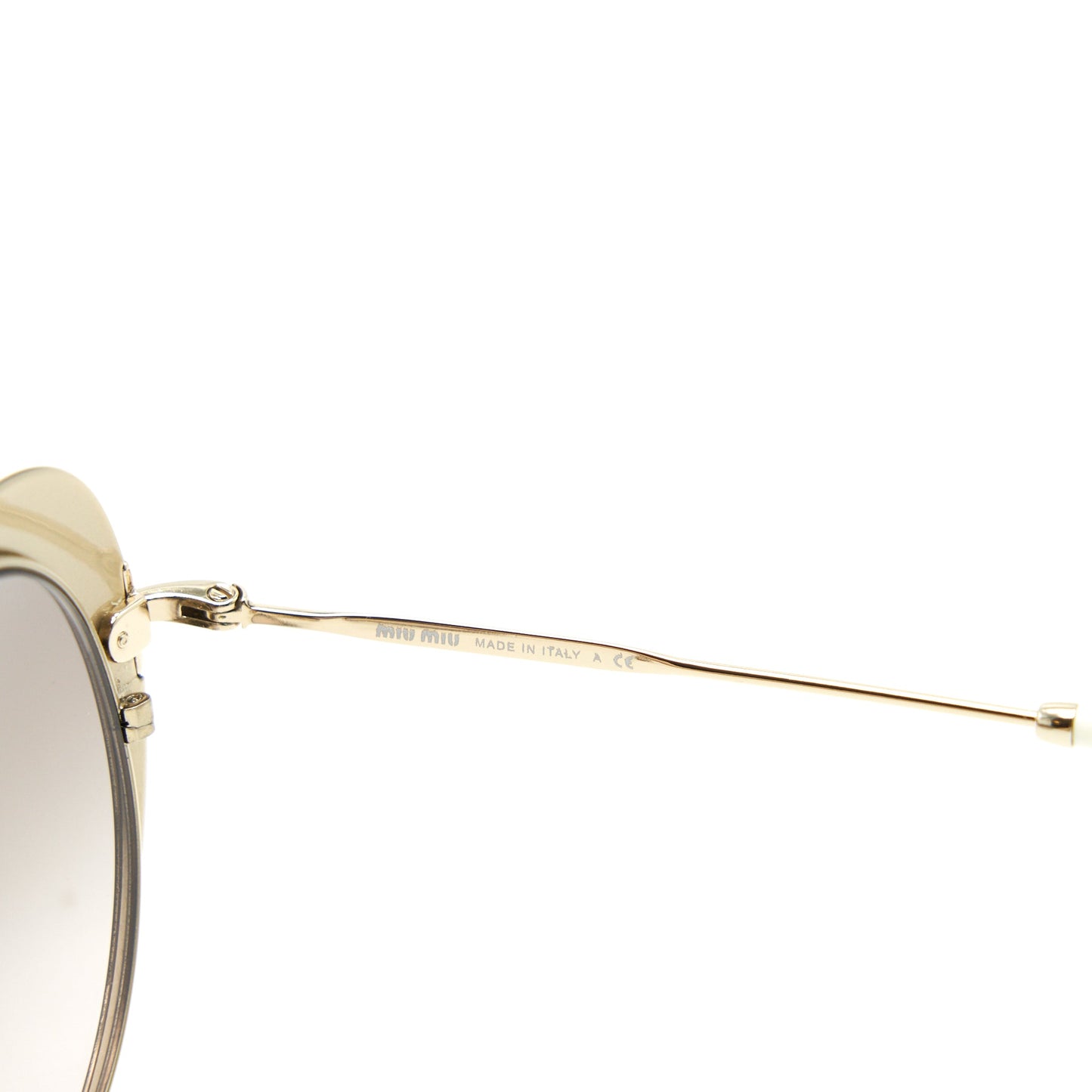 Miu Miu Black/ White Heart Sunglasses