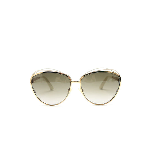 CHRISTIAN Luxury Dior SUNGLASSES GOLD &WHITE