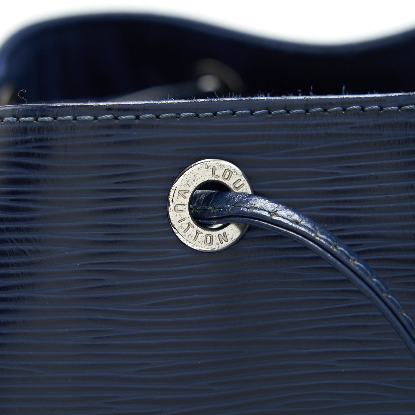 Louis Vuitton Noe Bucket Bag Epi Leather Navy SHW