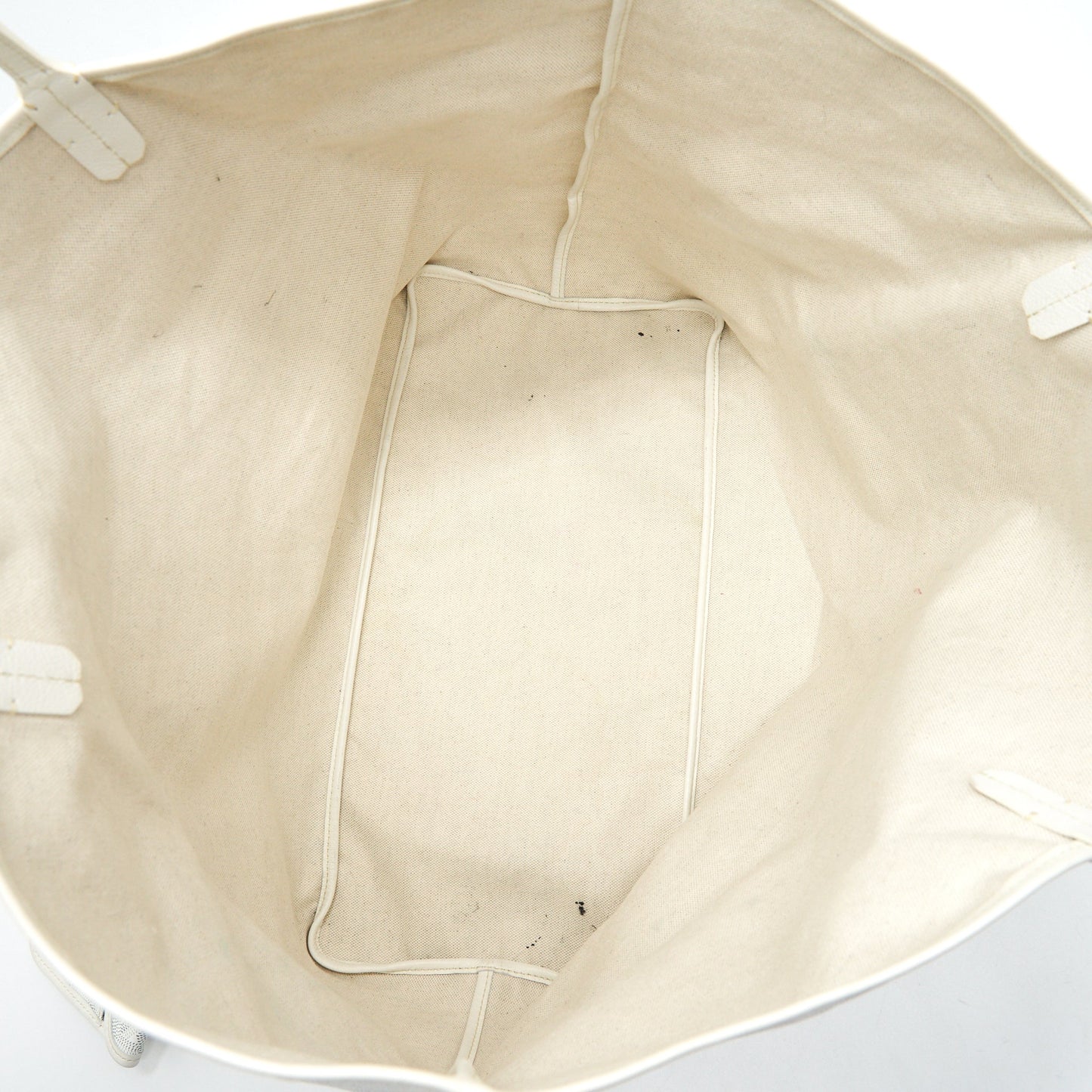 goyard Saint Louis Tote GM White