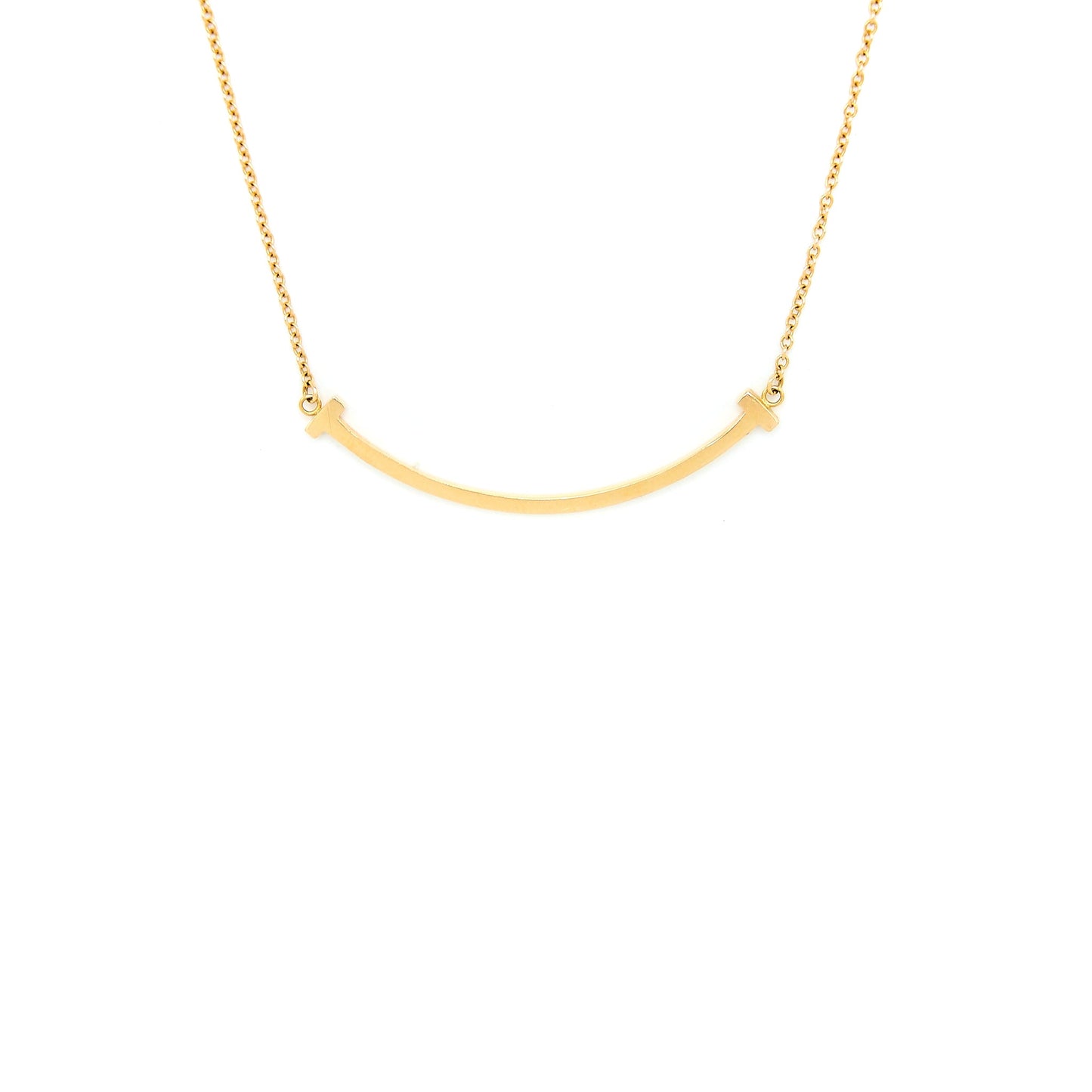 Tiffany & Co. T Smile Pendant Rose Gold, Small Mode