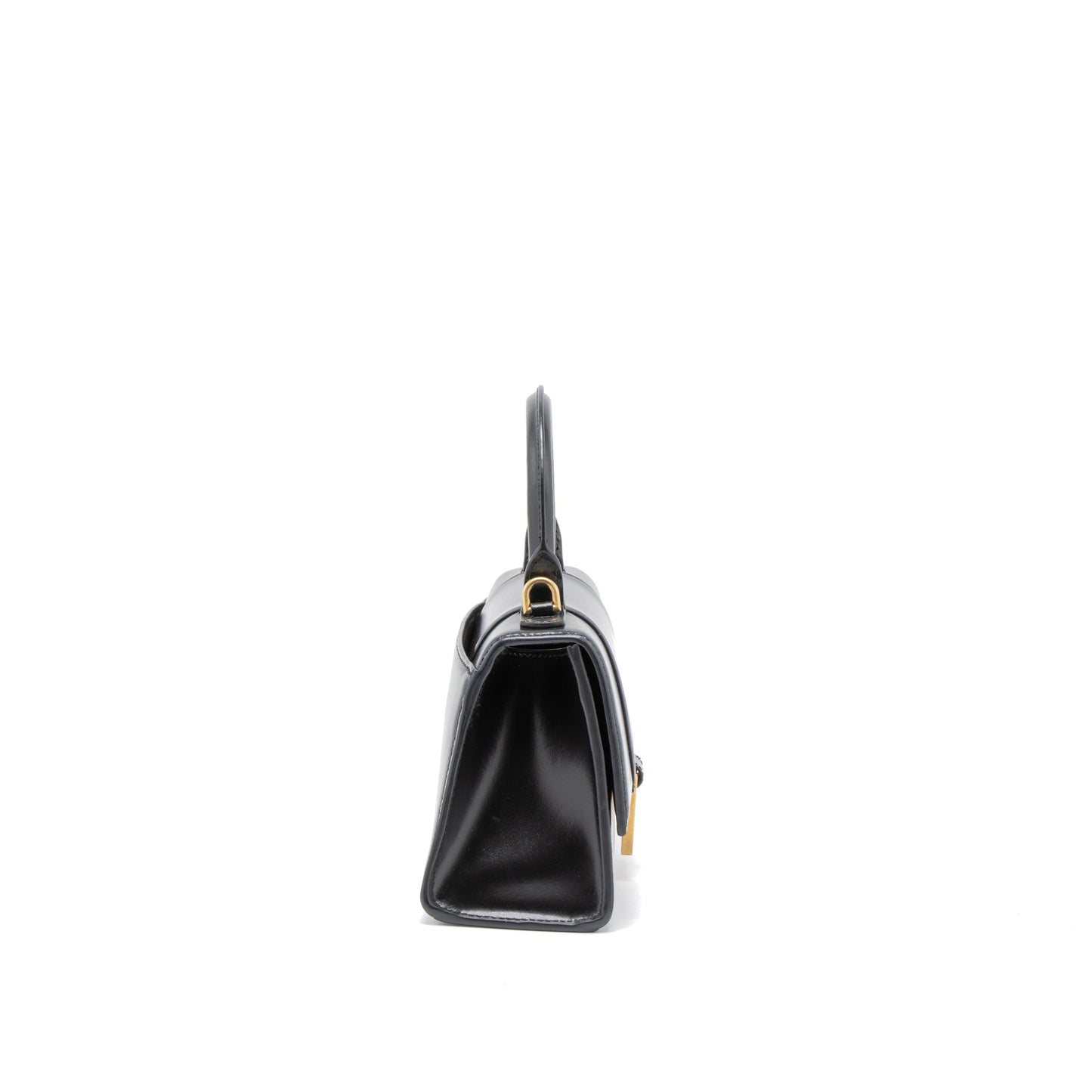 Balenciaga Hourglass XS Calfskin Black GHW