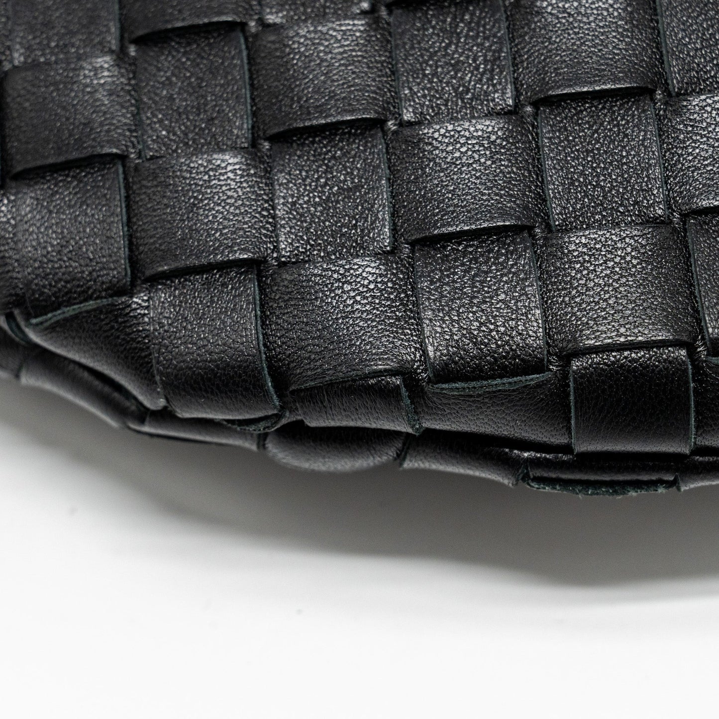 Bottega Veneta Medium Turn Pouch Lambskin Black GHW