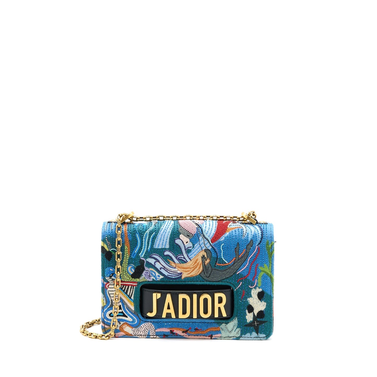 Luxury Dior J’aLuxury Dior Flap Bag Embroidery / Calfskin Multicoloured GHW