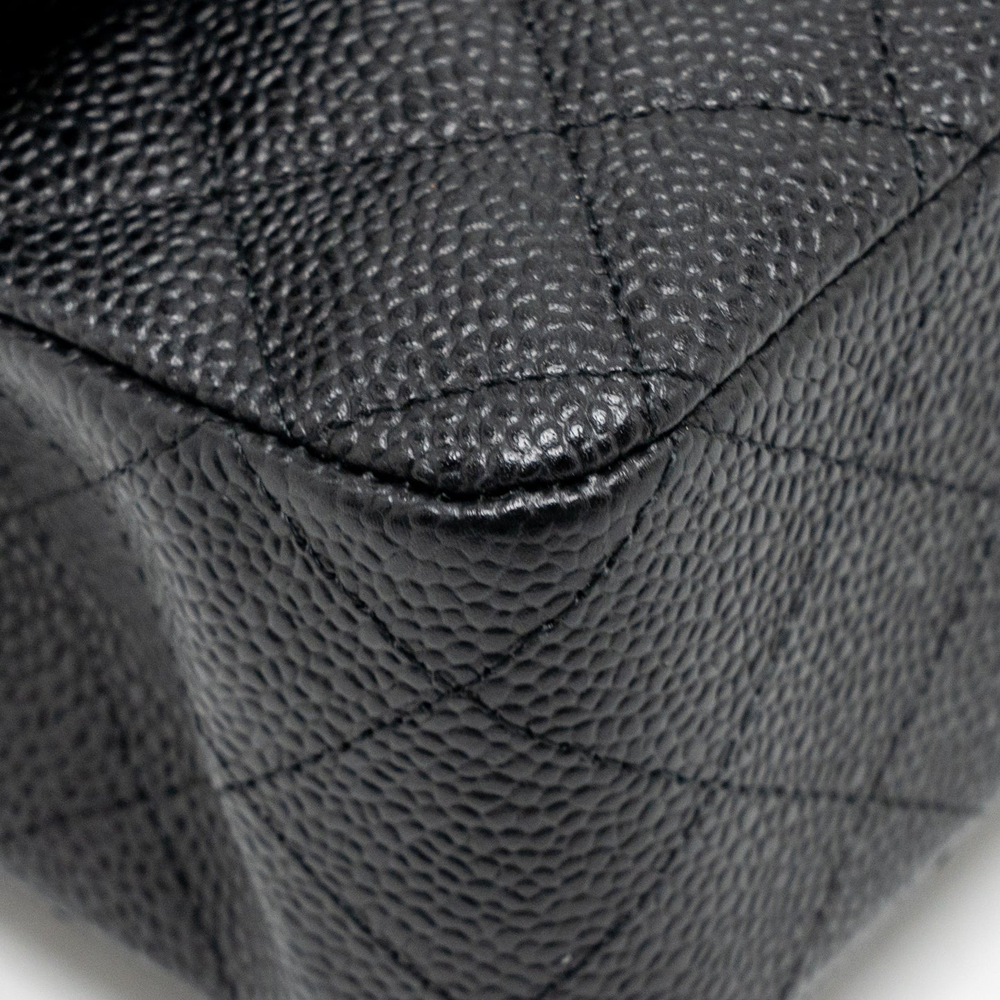 CHANEL Medium Classic Double Flap Bag Caviar Black GHW