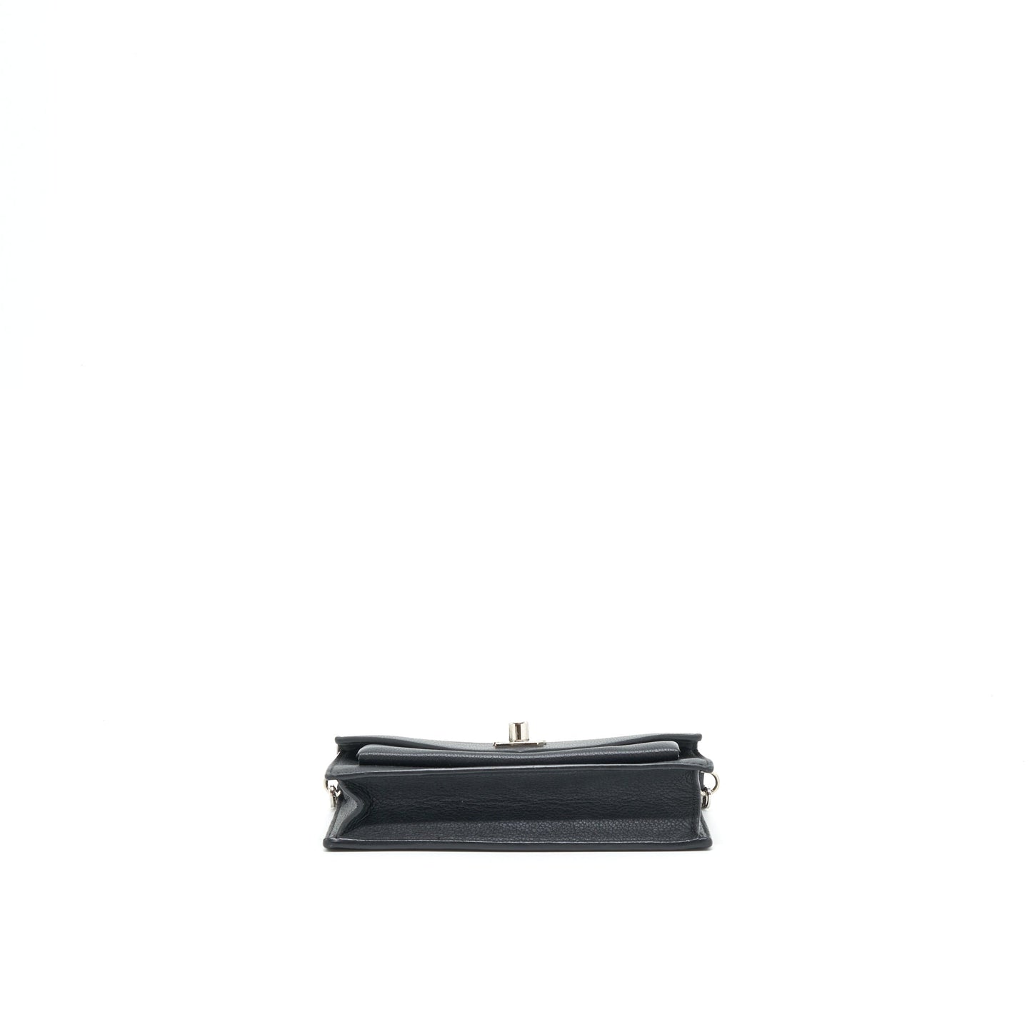 Louis Vuitton Mylockme Chain Pochette Calfskin Black SHW