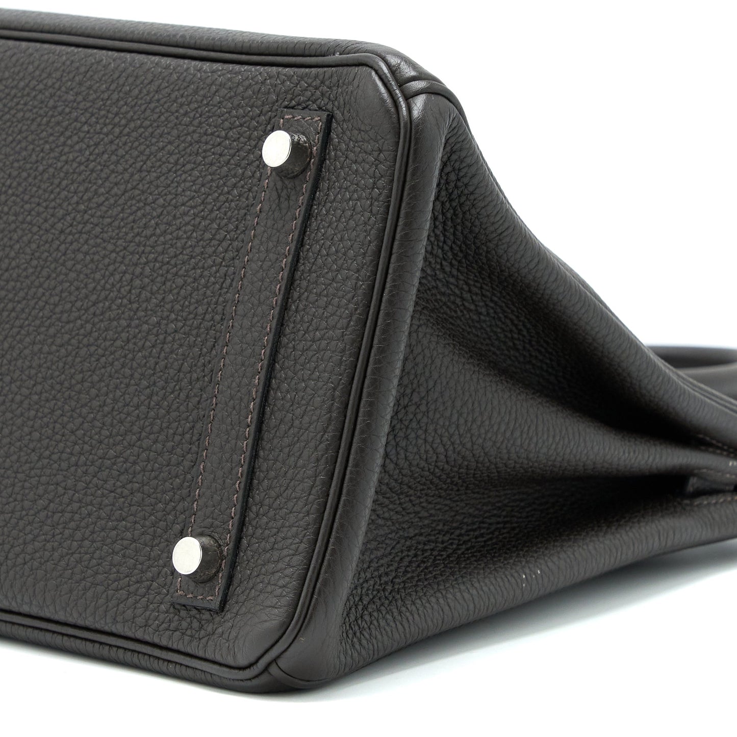 Herme Birkin 30 Togo Ebene SHW Stamp X