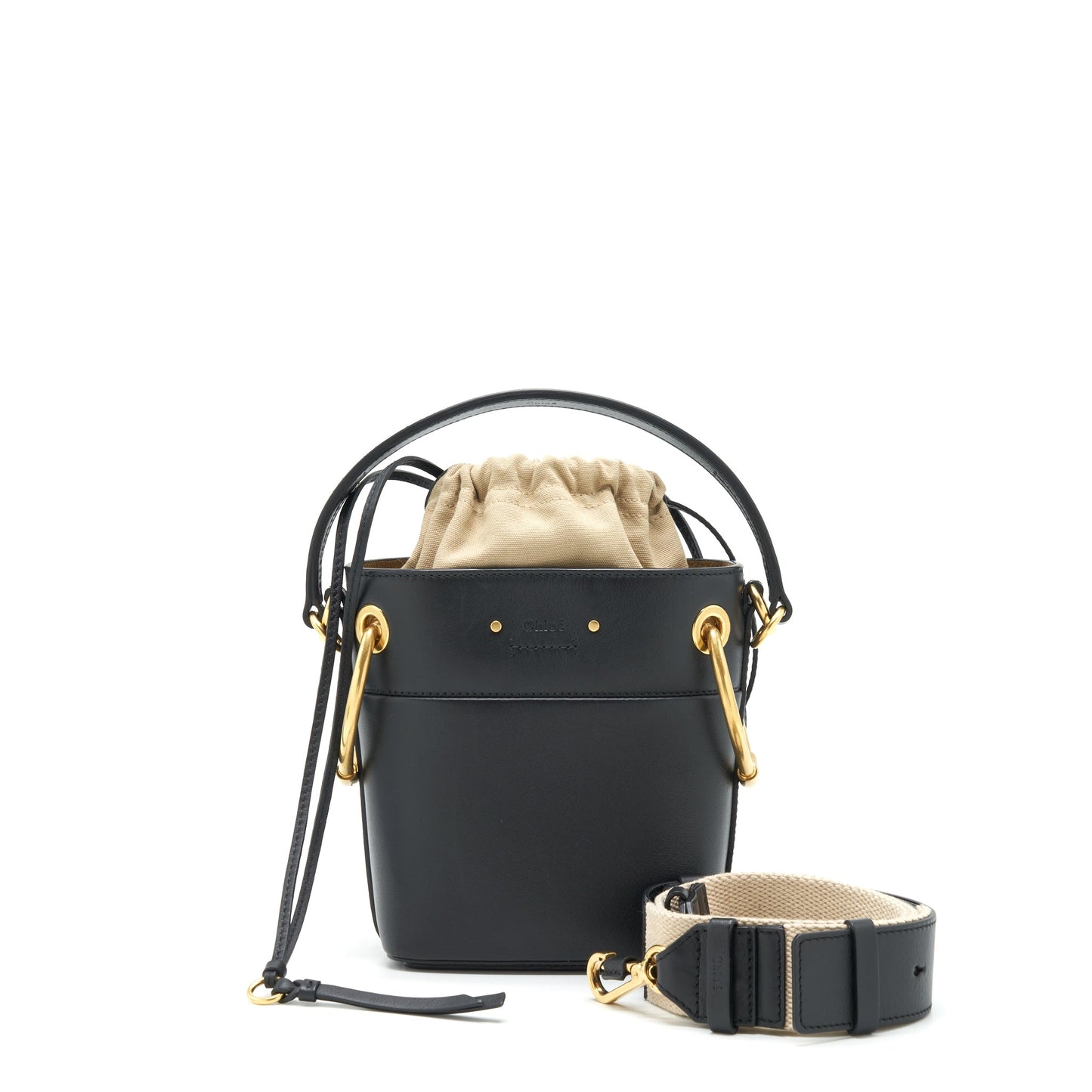 Chloe Roy Bucket Bag Black GHW
