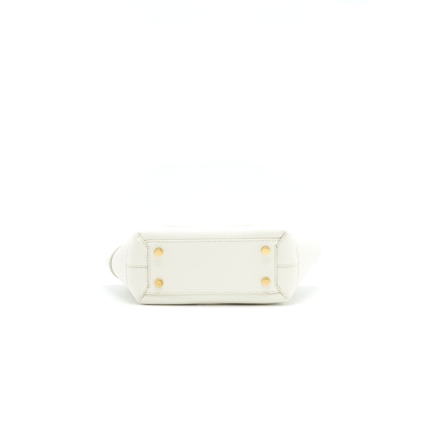 BOTTEGA VENETA MINI ARCO BAG WHITE