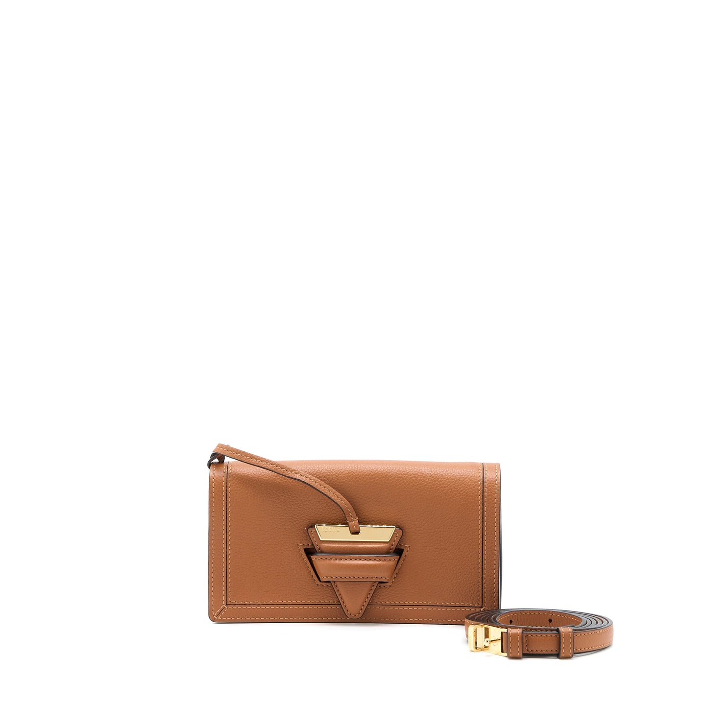 Loewe Mini Barcelona Bag Tan GHW