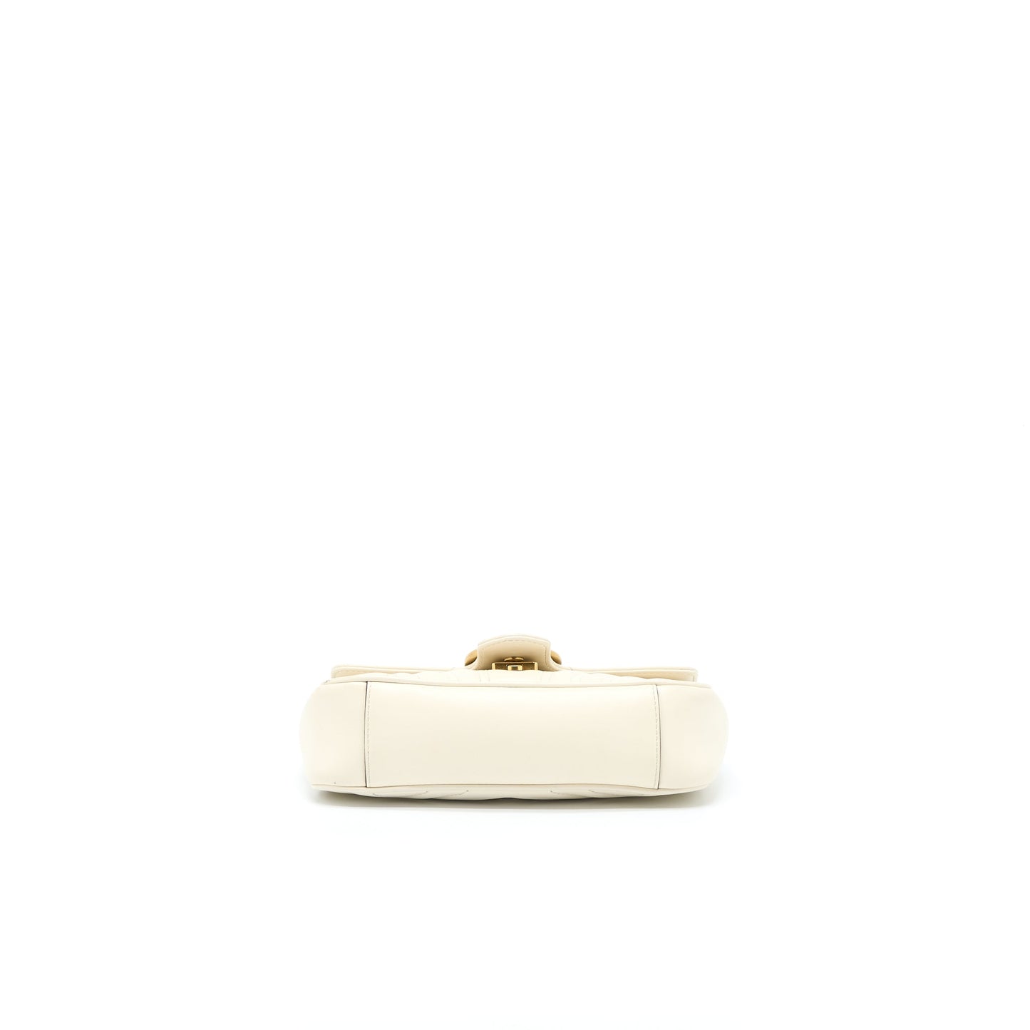 Gucci Mini Marmont Calfskin White GHW