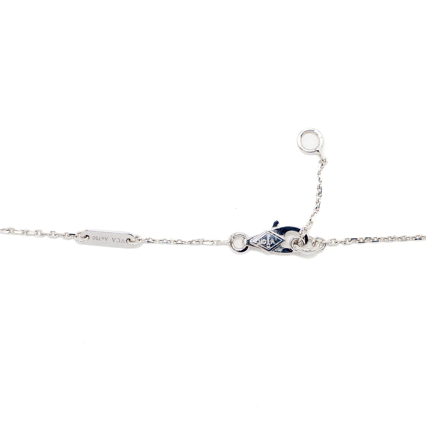 Van Cleef & Arpels Sweet Alhambra Pendant 18K white Gold/Diamonds