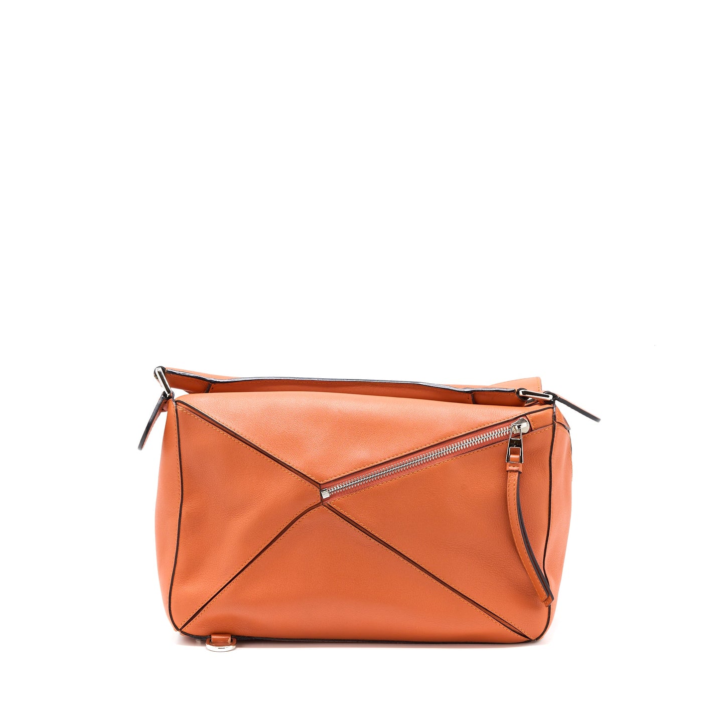 Loewe Medium Puzzle Bag Calfskin Orange SHW