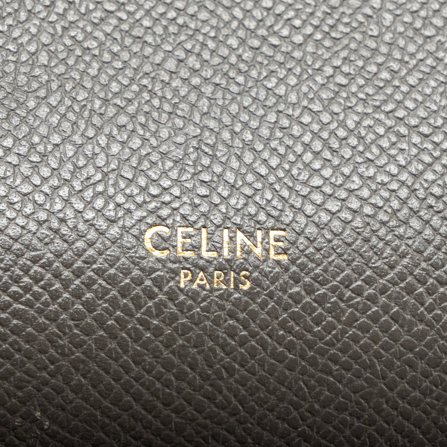 Celine micro belt bag calfskin grey GHW