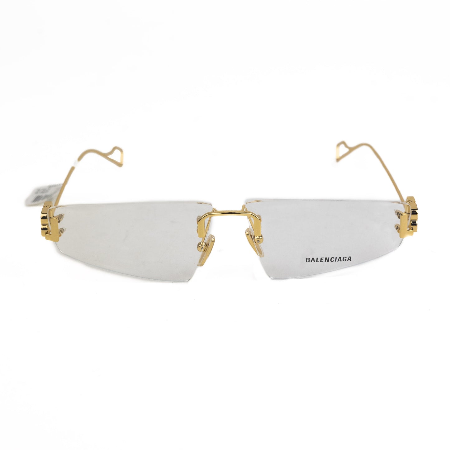 Balenciaga Gold Transparent Sunglasses