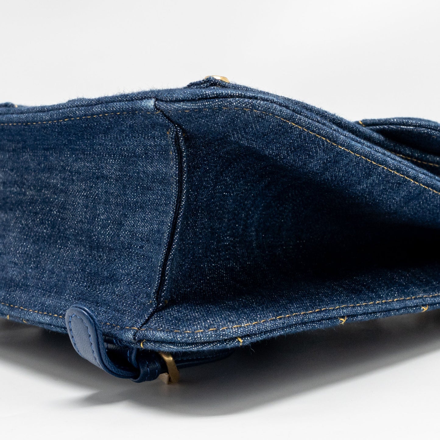 Chanel 23S Flap Backpack Denim Blue GHW (Microchip)