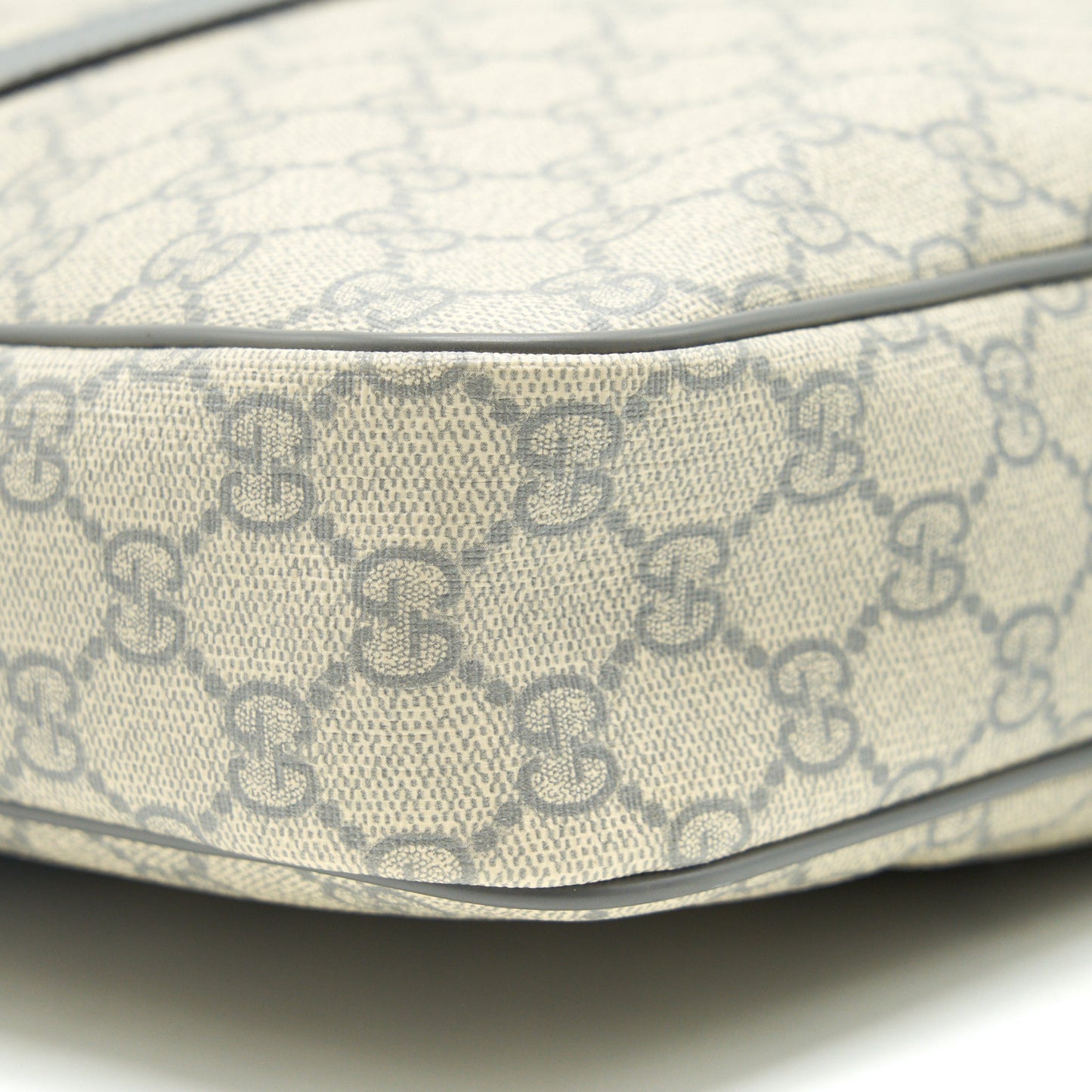 GUCCI Men's Monogram Canvas Briefcase Beige