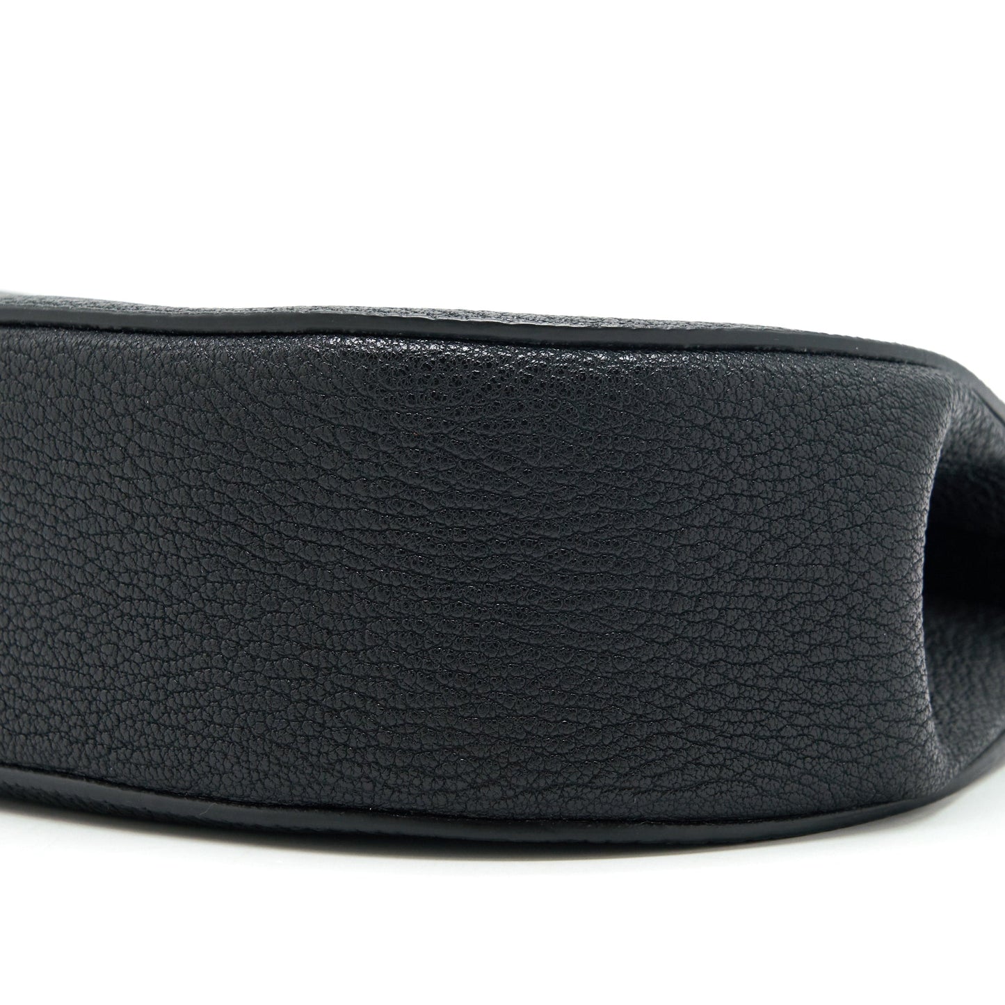 Chloe Drew Shoulder Bag grained calfskin Black GHW