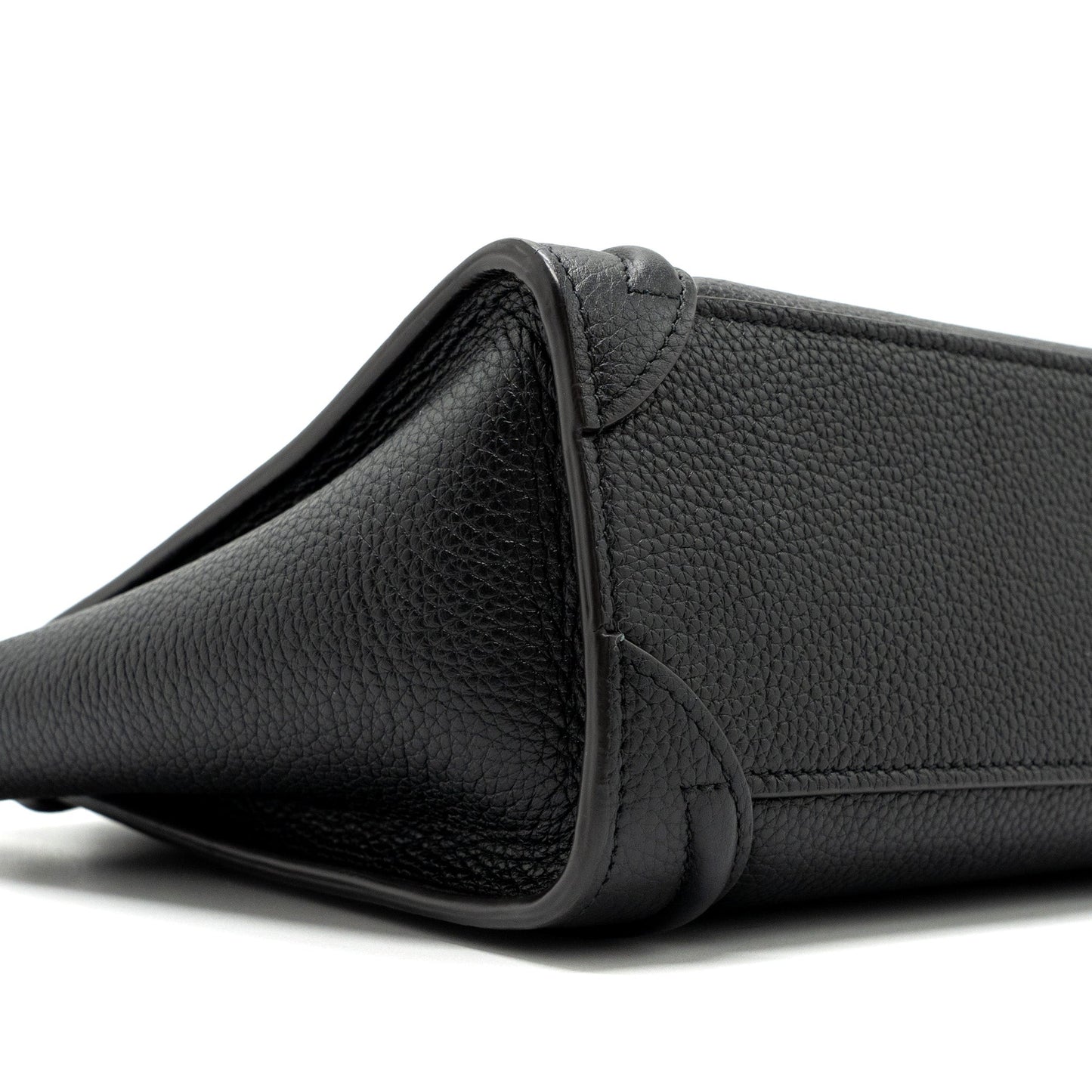 Celine Nano Luggage Bag Calfskin Black SHW