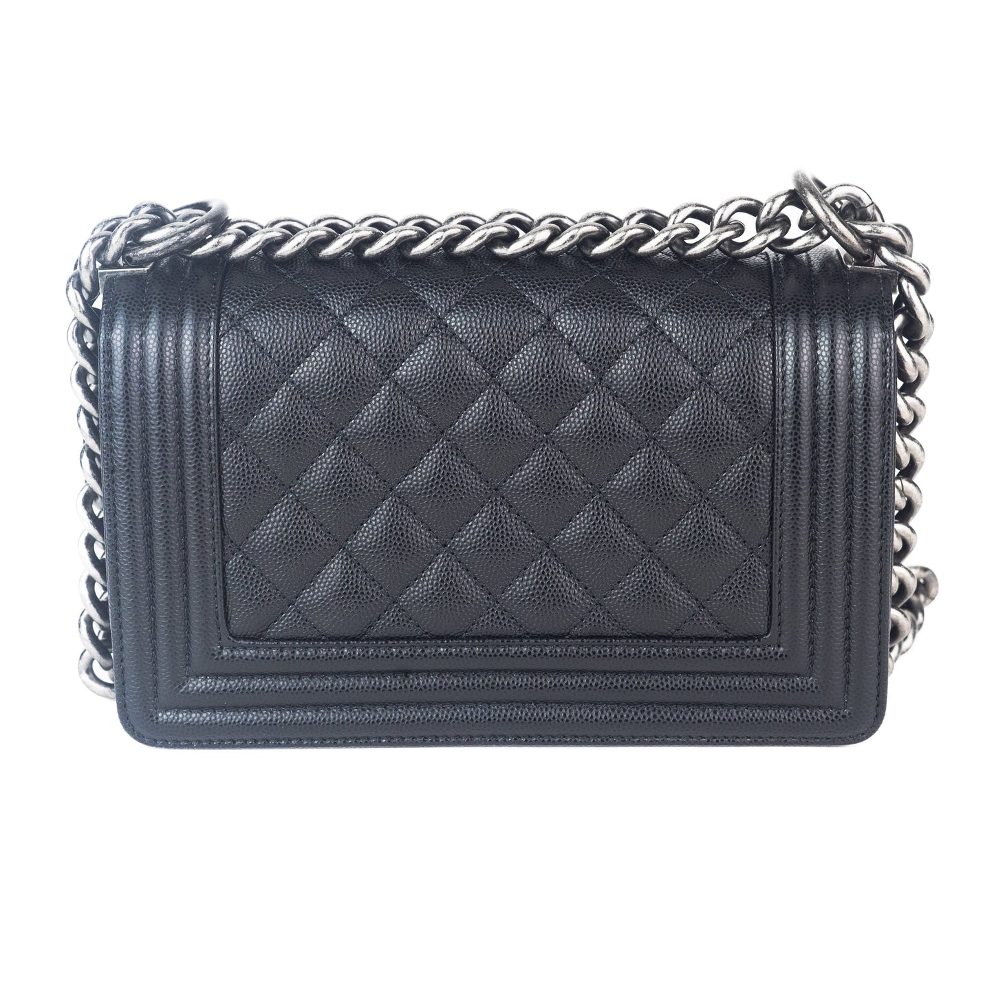 Chanel Caviar Quilted Small Boy bag black