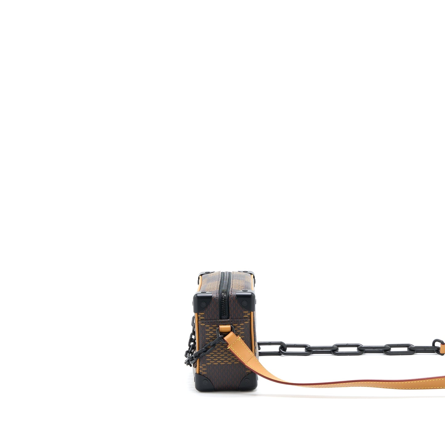 Louis Vuitton X Nigo Mini Soft Trunk Damier Ebene Matte Black Hardware