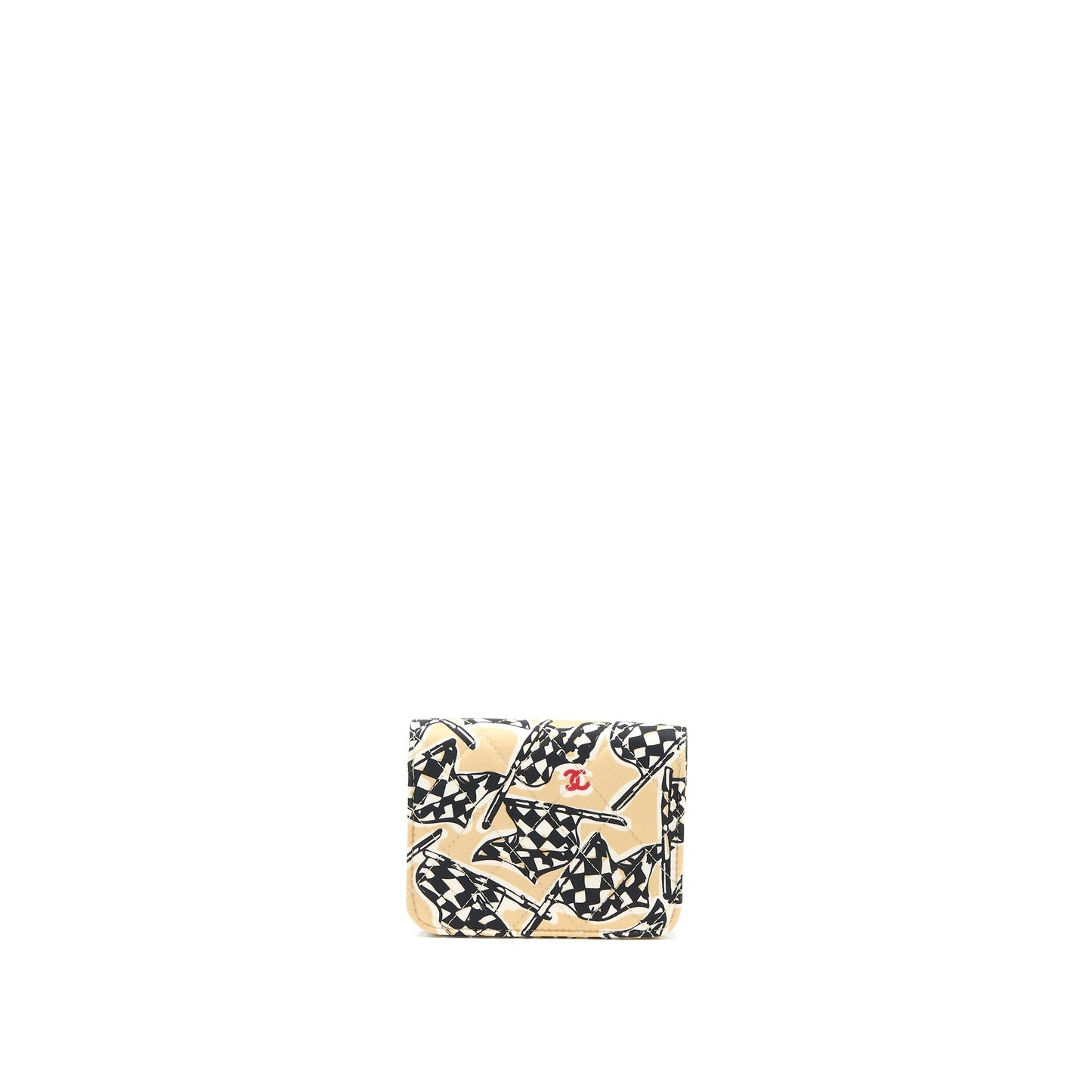 Chanel Mini Clutch with Chain Fabric Multicoloured LGHW (Microchip)