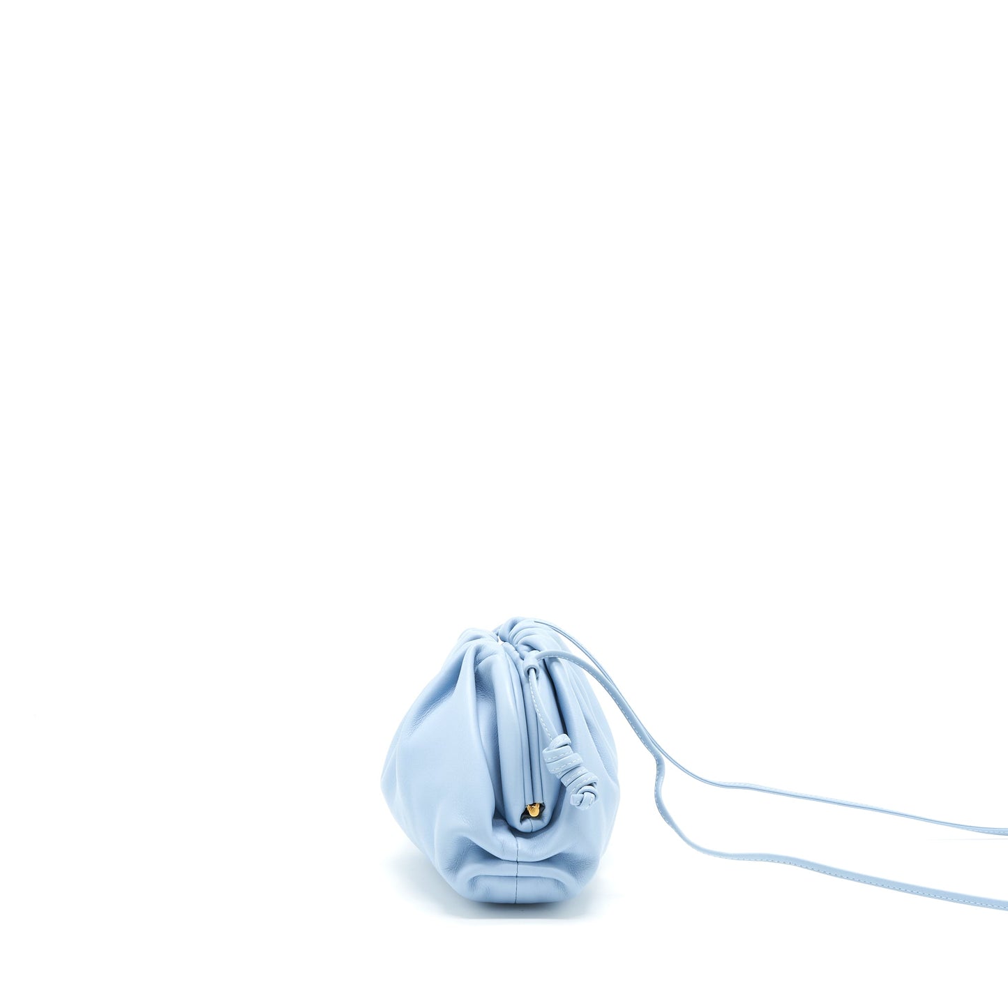 Bottega Veneta Mini Pouch Ice Blue