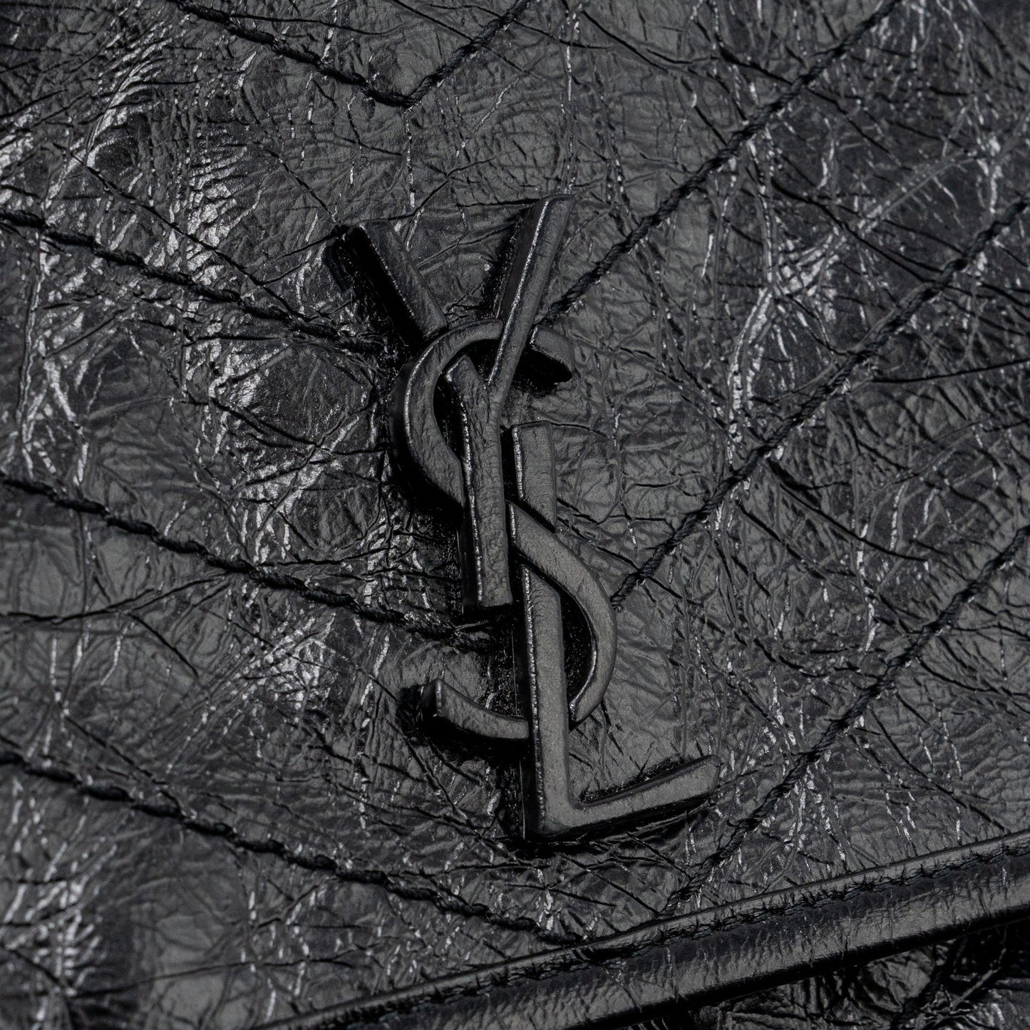 Saint Laurent Niki Baby Calfskin Black Ruthenium hardware